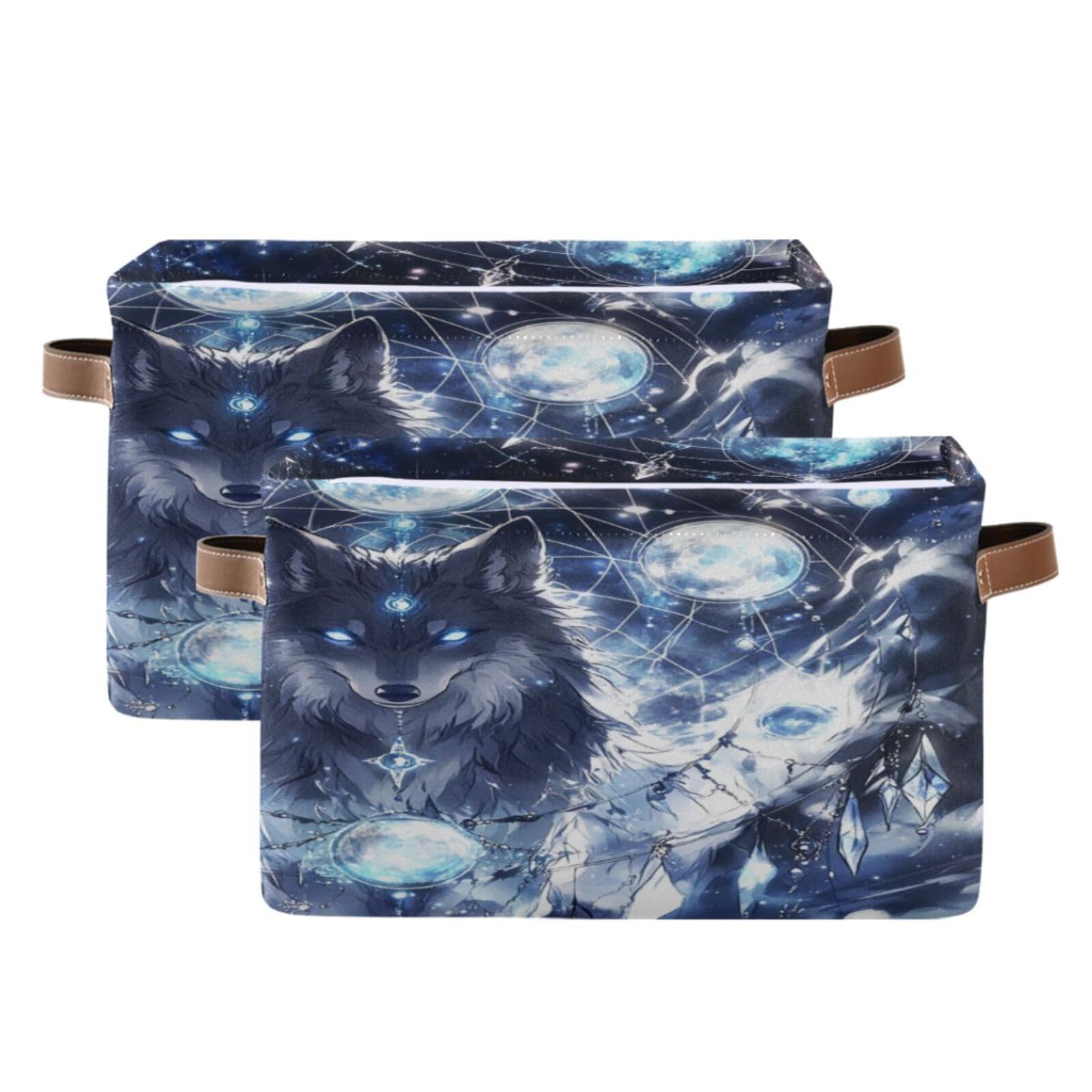 Large Fabric Storage Bins with Handles - Closet & Shelf Organizers for Clothes, Toys | Home Decor