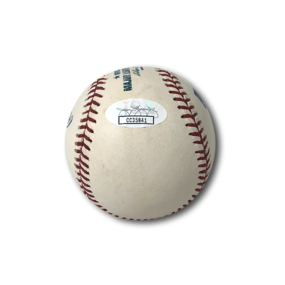 Johnny Bench Autographed OMLB Baseball with JSA COA - Cincinnati Reds Hall of Famer Signed Collectible - Perfect for Sports Memorabilia Displays & Fan Collections