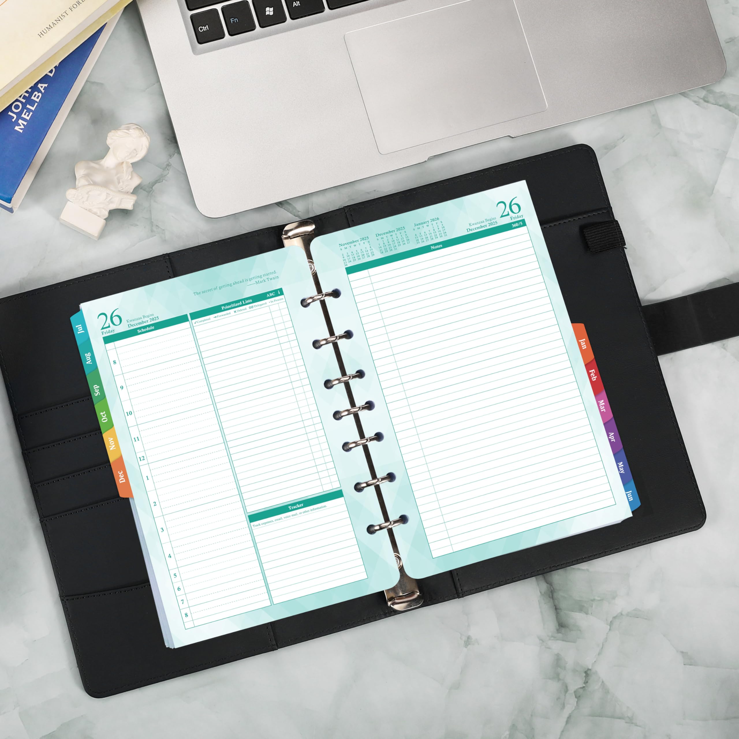 2025-2026 Planner Refills - July 2025 to June 2026 Daily & Monthly Organizer | 5.5