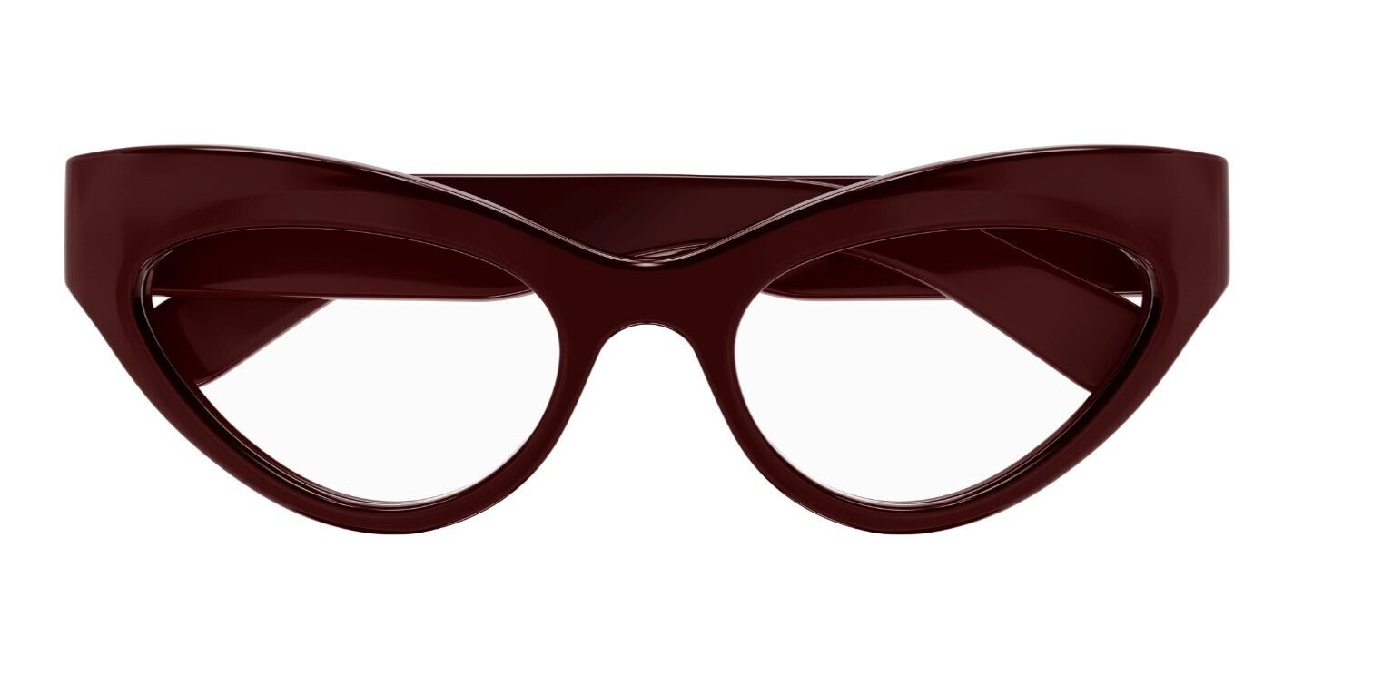 Gucci GG1295O 002 Red Extreme Cat Eye Women's Eyeglasses - Stylish Designer Glasses for Women, Fashionable Cat Eye Frames - Perfect for Work, Party & Everyday Wear