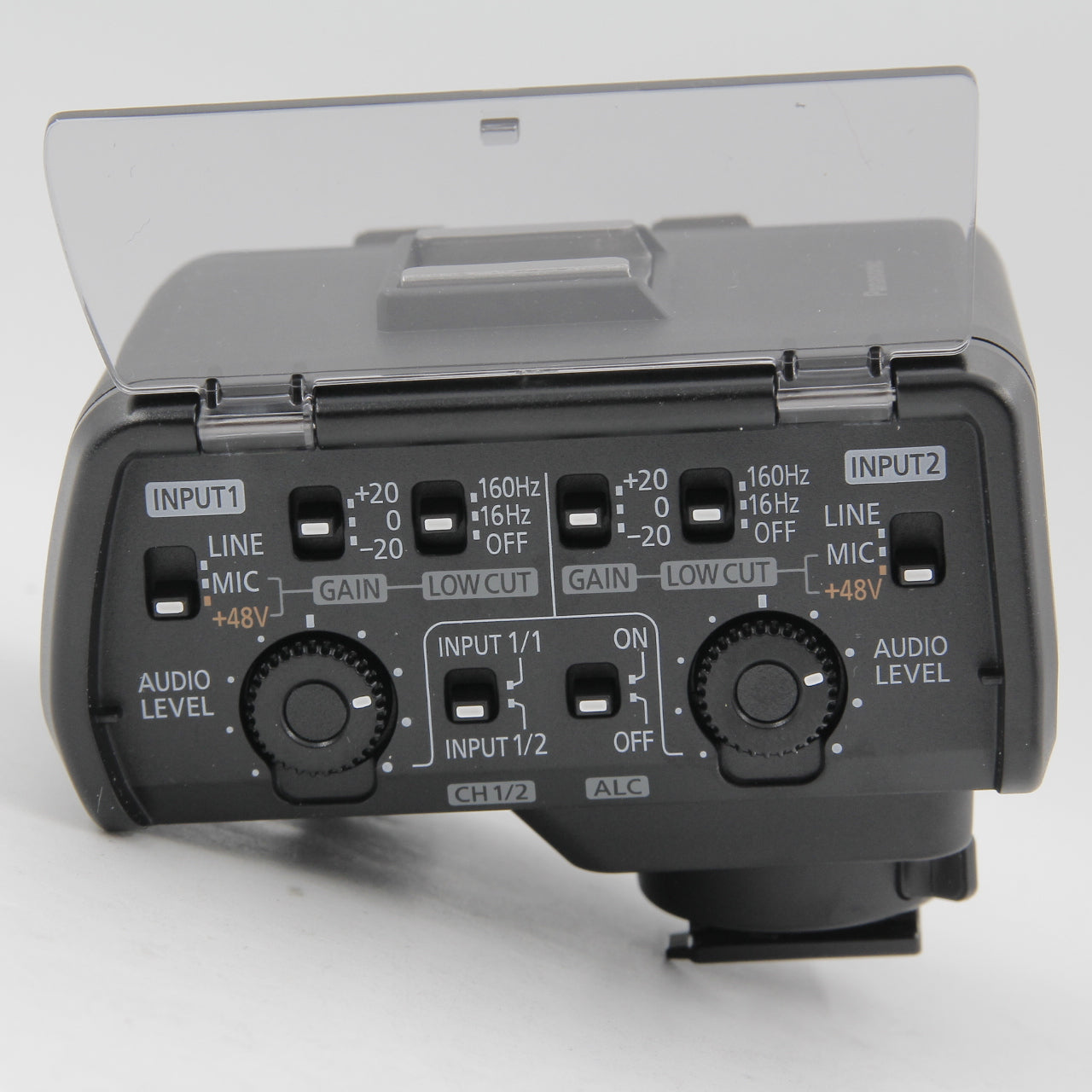 Panasonic DMW-XLR1 XLR Microphone Adapter for Professional Audio Recording - Open Box Condition - Perfect for Podcasting, Live Streaming & Studio Recording