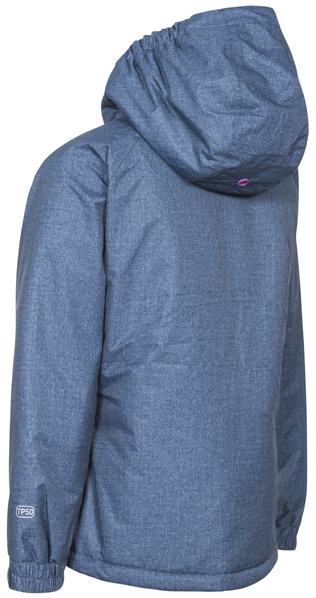 Trespass Backspin Girls Ski Jacket - Waterproof Winter Coat for Teen Girls, Dark Denim Blue - Perfect for Skiing, Snowboarding & Cold Weather Outdoor Activities