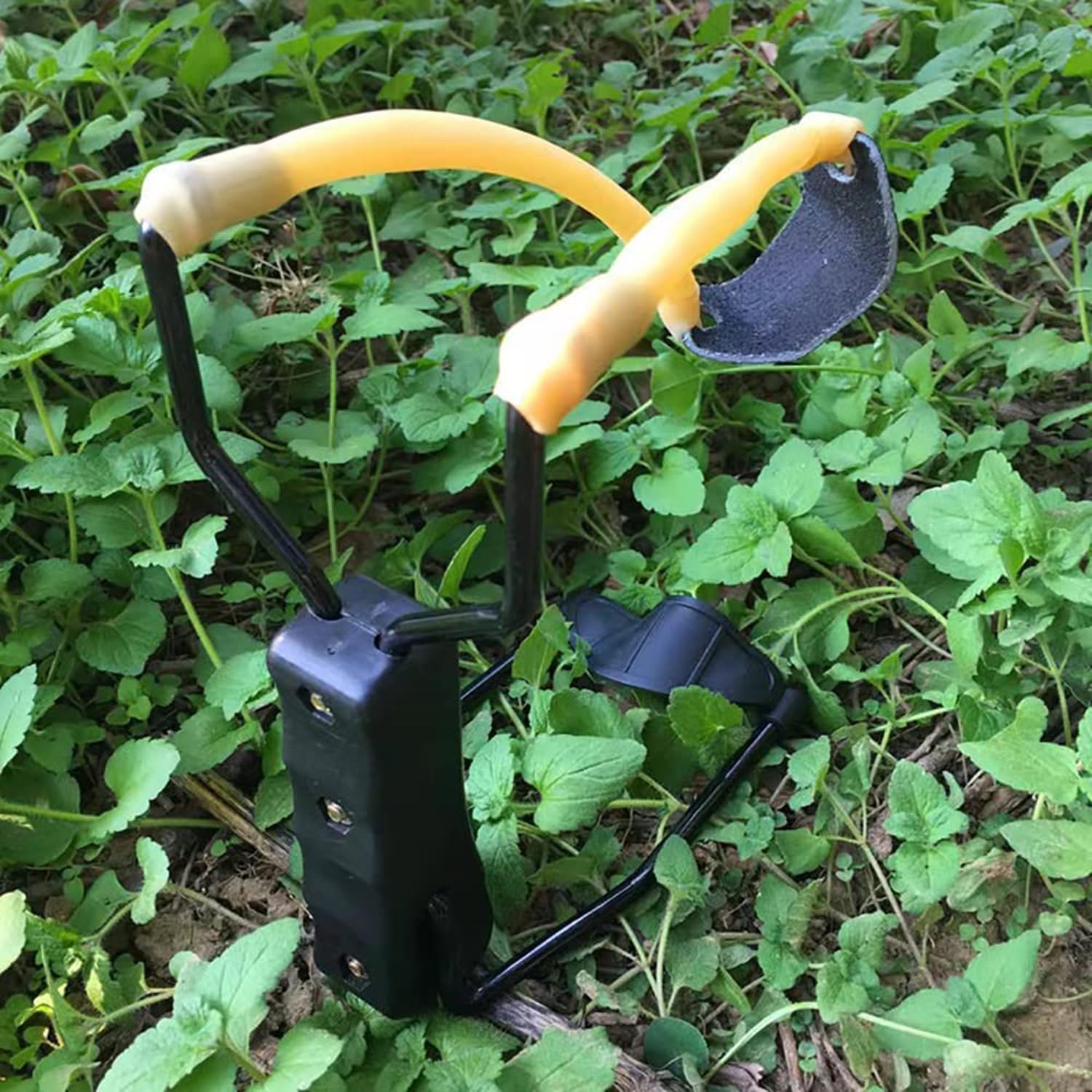 SAHENITEANA Professional Slingshot for Outdoor Sports - High-Performance Hunting Slingshot with Durable Yellow/Black Design (2-Pack) - Perfect for Hunting, Target Practice & Survival Training