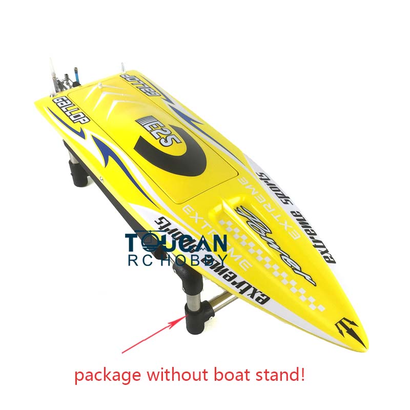 E25 Painted Fiberglass Electric Racing RC Boat - High Speed 65-70km/h, DIY PNP with Motor, Servo & ESC (Battery Not Included) - Perfect for Lakes, Ponds & Competitive RC Racing
