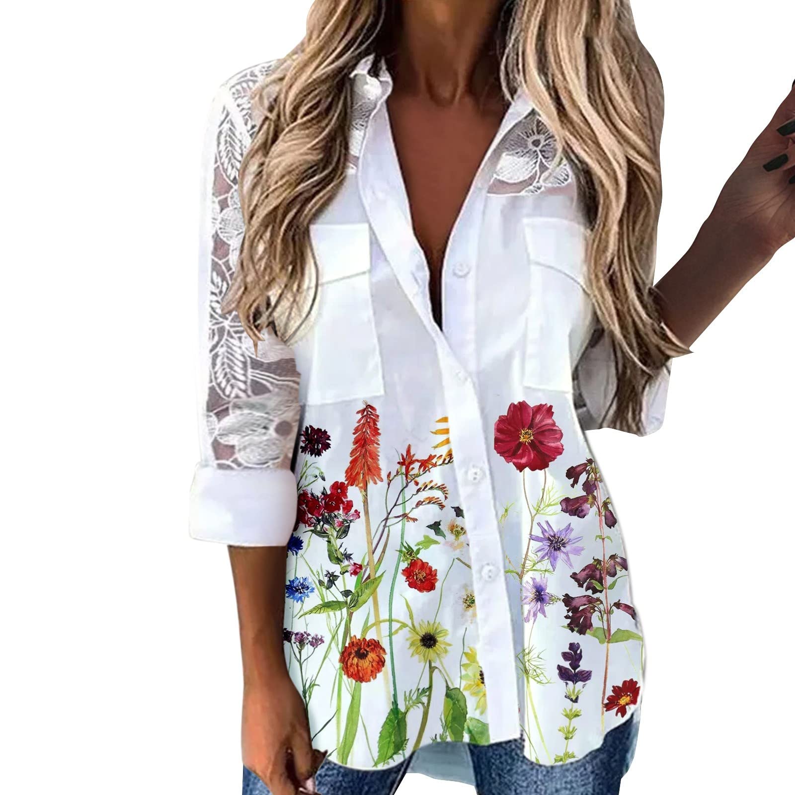 Stylish Women's Dressy Shirts & Cute Summer Tops - Trendy Short/Long Sleeve Button Down Blouses & Casual Tees for Going Out, Work & Everyday Wear