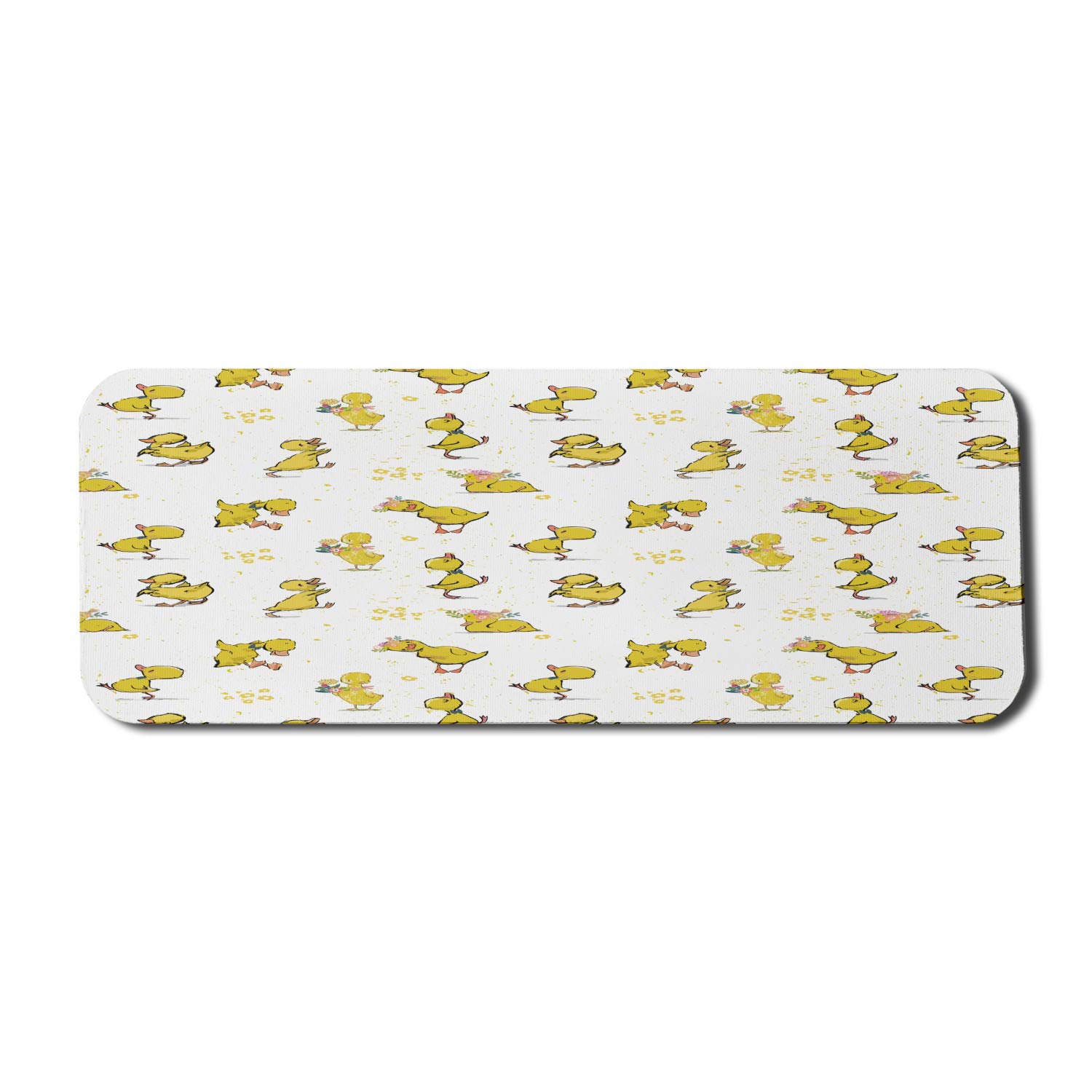Ambesonne Cartoon Duckling Mouse Pad - Non-Slip Rubber Gaming Mousepad 31