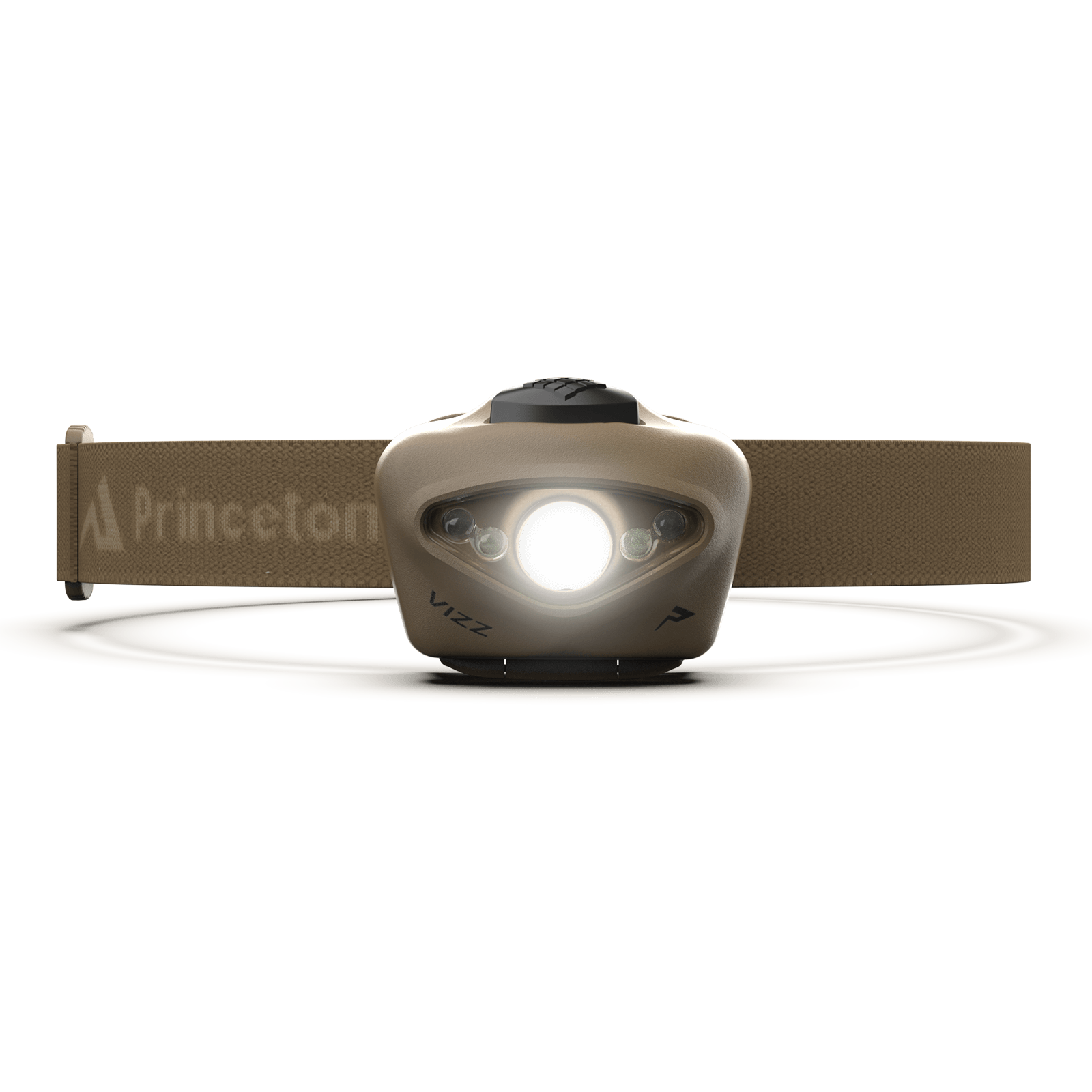 Princeton Tec Vizz 550 RGB Headlamp - 550 Lumens Ultra Bright LED Light with 33 Hours Runtime - Perfect for Camping, Hiking, Running & Outdoor Adventures