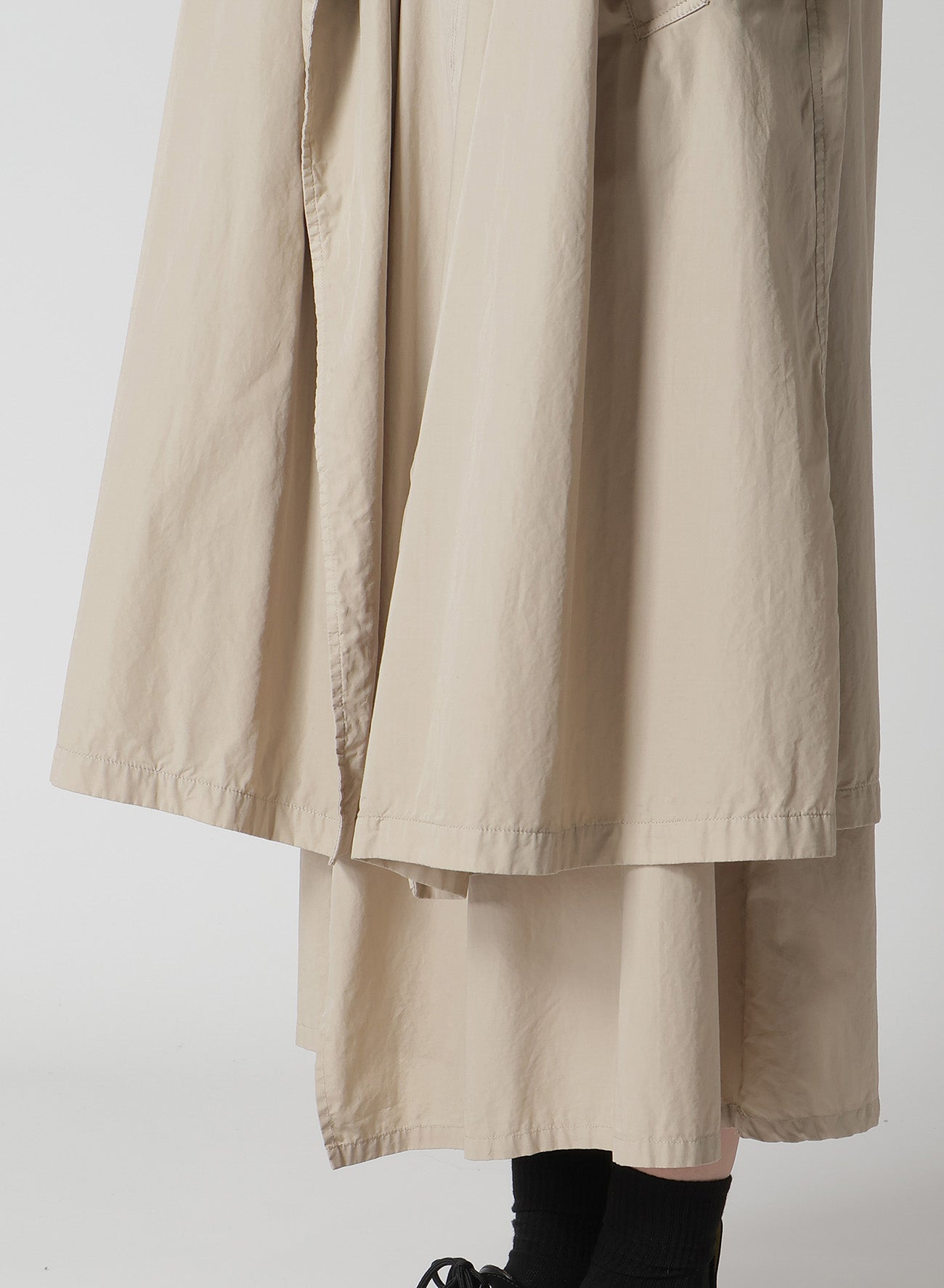Premium Cotton Broadcloth Dyed Big Collar Trench Coat for Women - Stylish Outerwear for Fall & Winter Fashion, Office Wear & Casual Outings