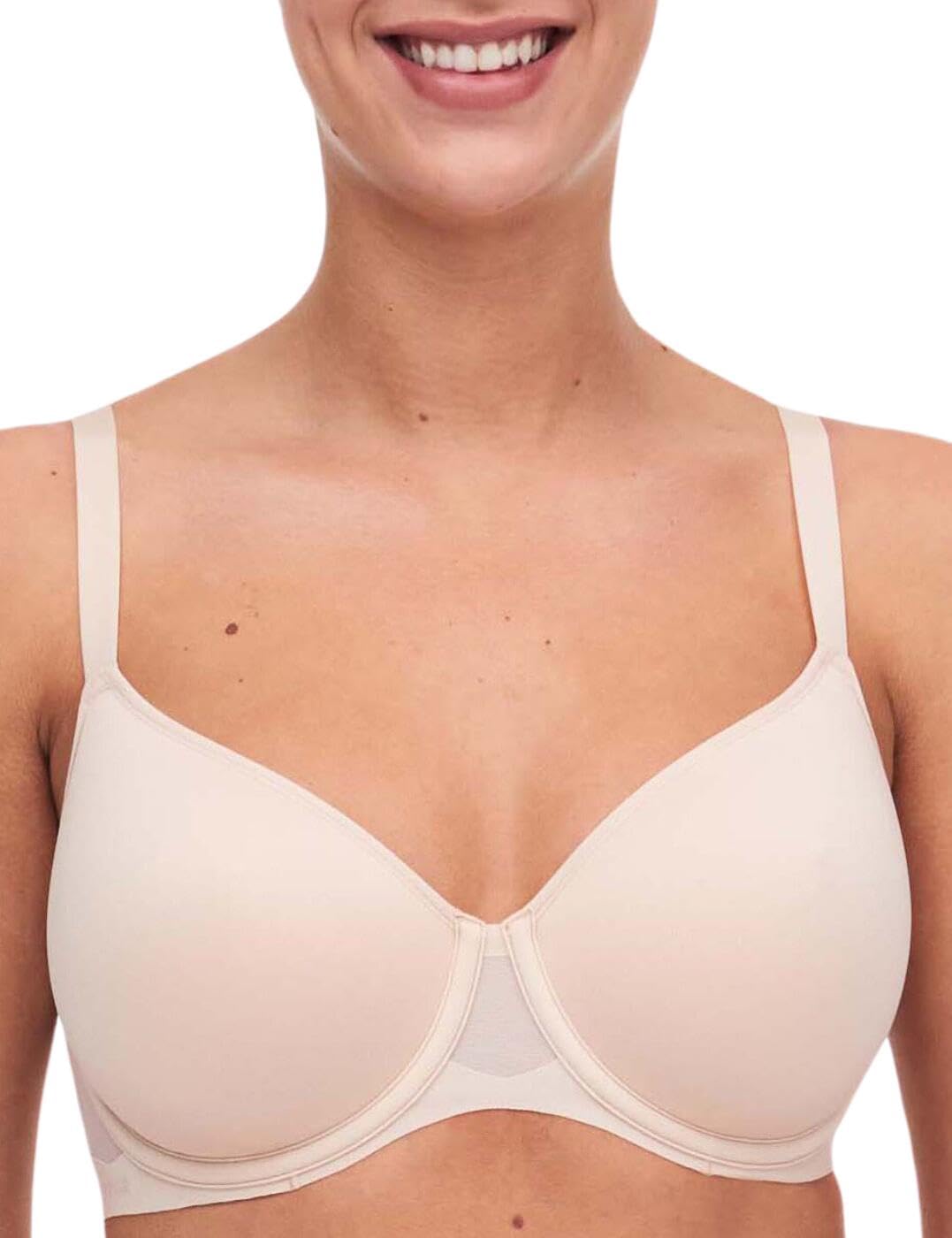 Chantelle Women's Pure Light 3/4 Spacer Bra - Seamless Comfort for Everyday Wear | Perfect for Work, Yoga & Active Lifestyles