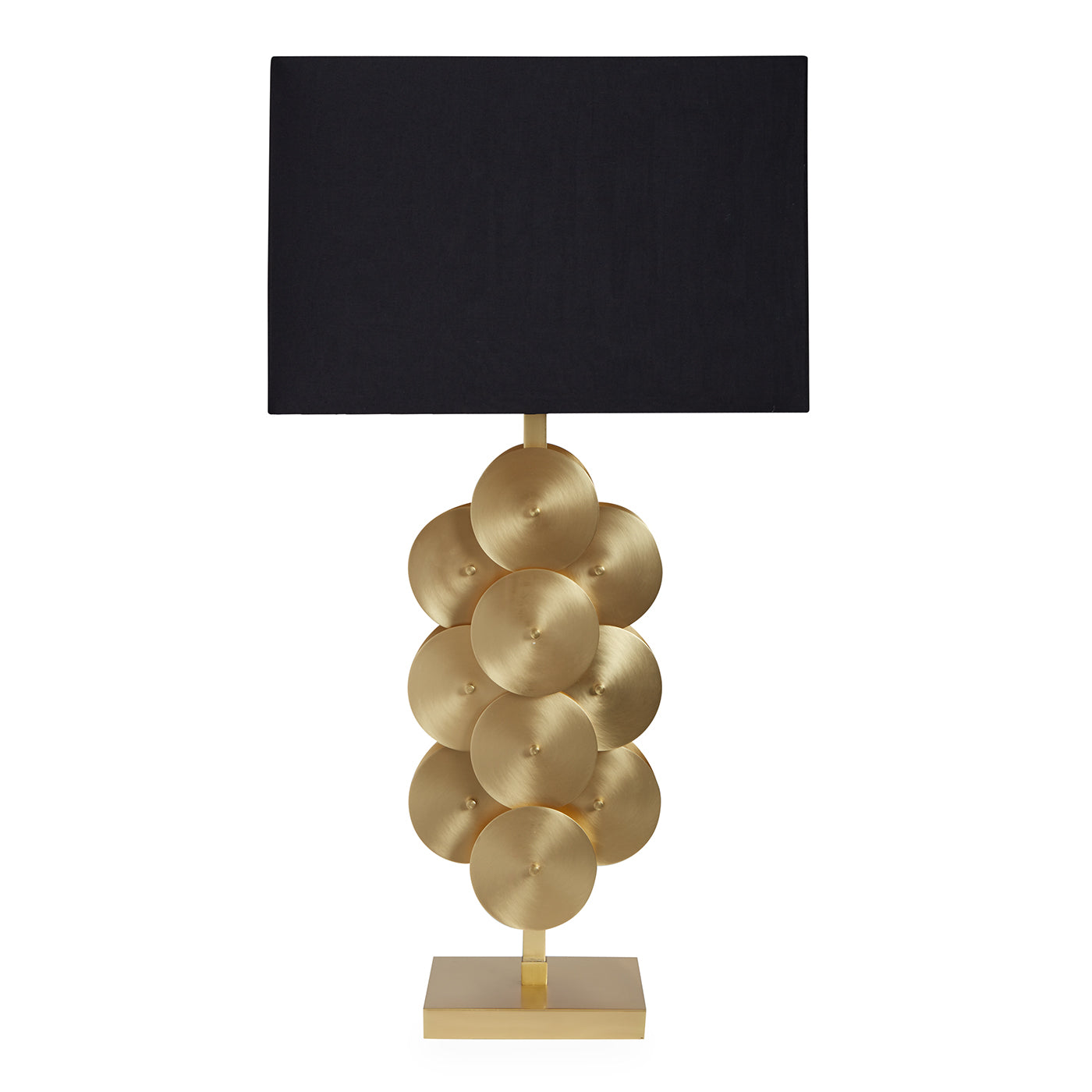 Modern Wooden Puzzle Circles Table Lamp - 3D Geometric LED Night Light for Bedroom, Living Room, and Office Decor - Warm White Ambient Lighting for Relaxation & Study