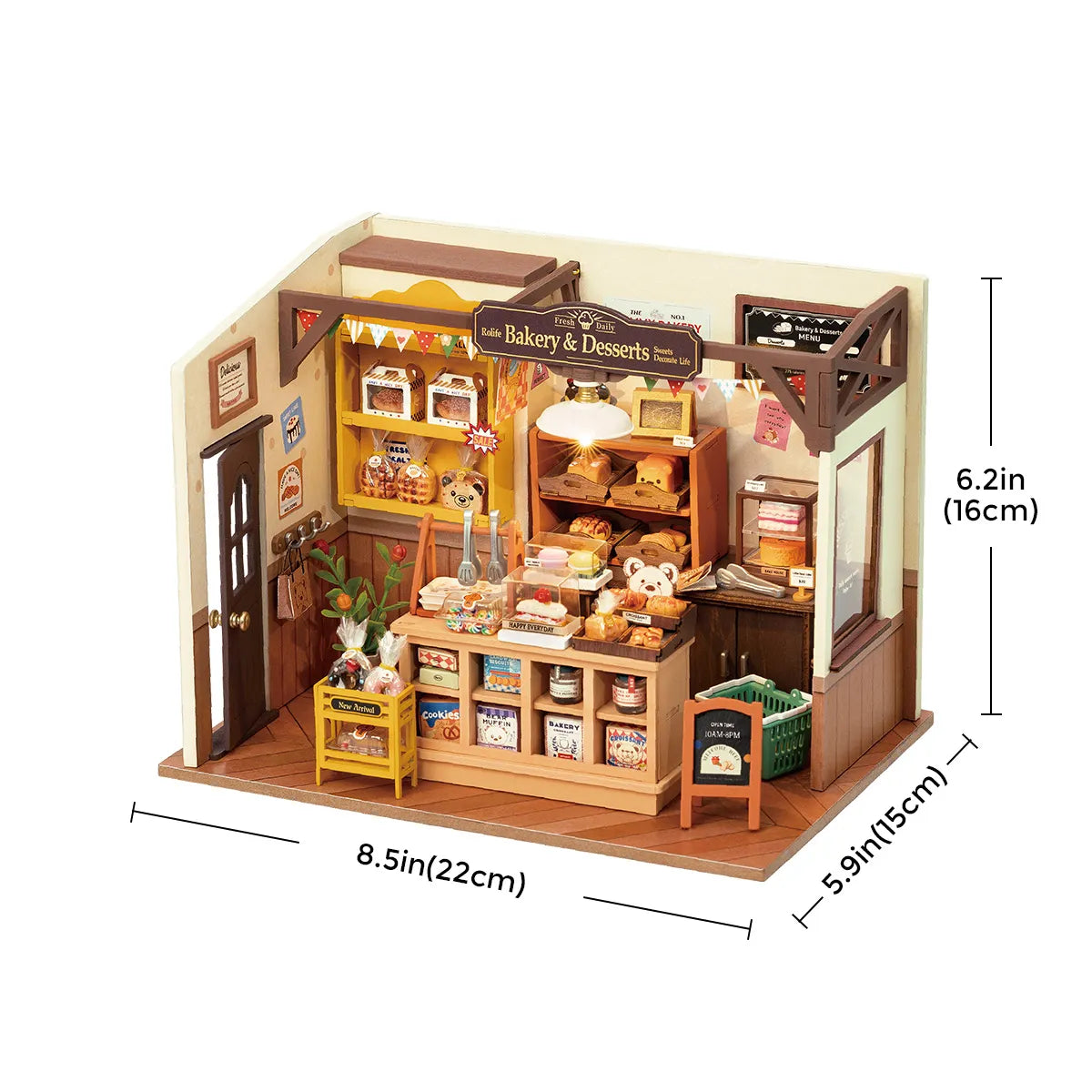 DIY House Becka's Baking House Kit - Complete Baking Set for Kids & Adults, Fun Home Baking Activity, Perfect for Birthday Parties & Family Bonding