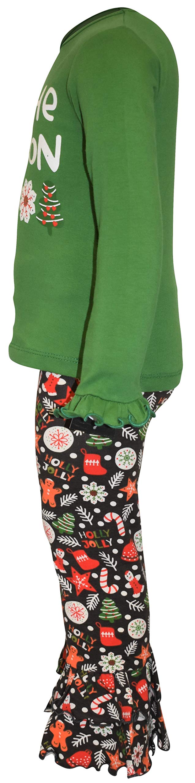 Unique 2-Piece Baby Girl Outfit - Ruffle Leggings & Long Sleeve Shirt for Toddlers | Playtime & Photo Shoots