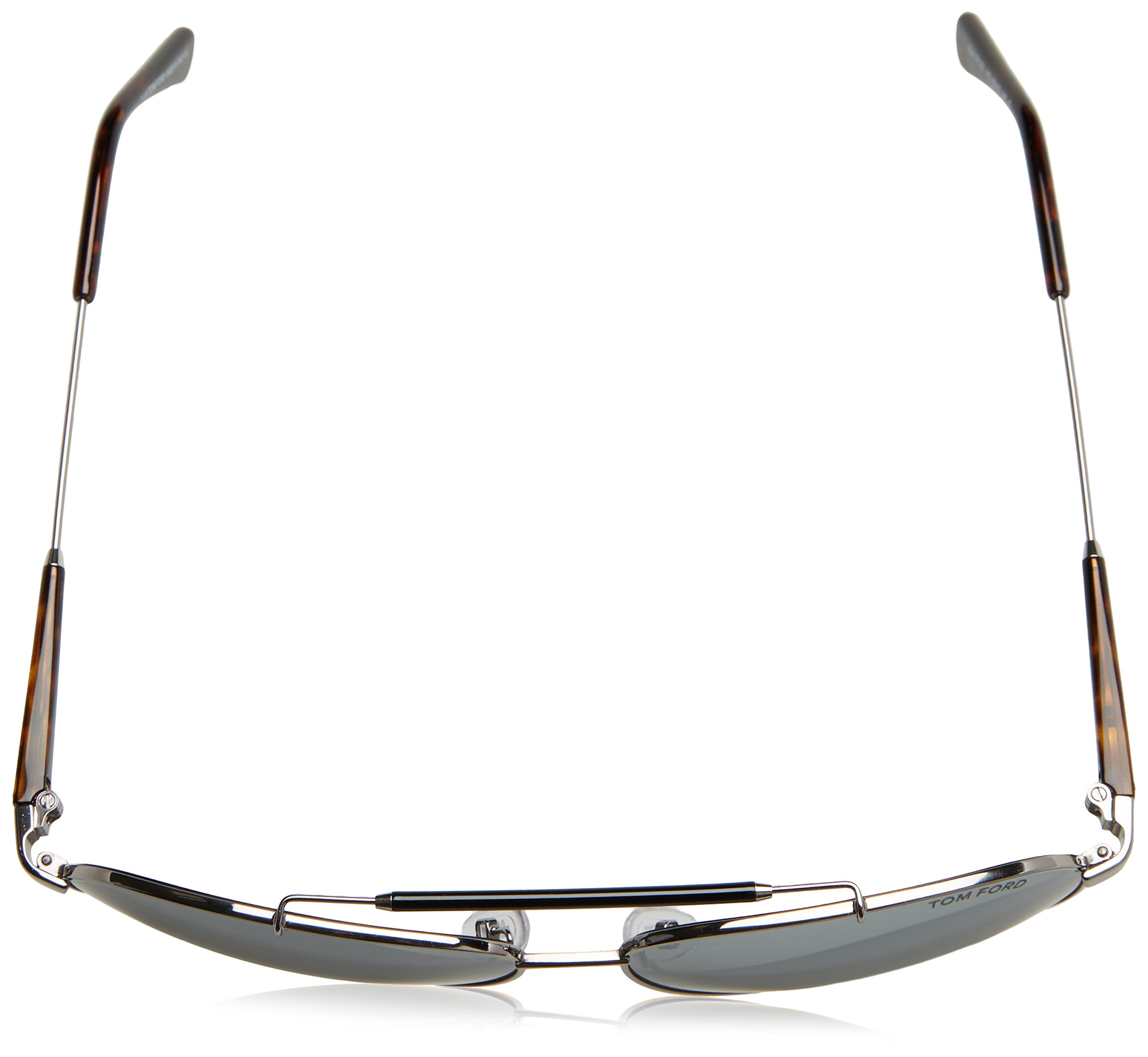 Tom Ford TF378 10D Gunmetal Grey Polarized Sunglasses for Men & Women - UV Protection, Luxury Fashion Shades for Driving, Beach & Outdoor Activities