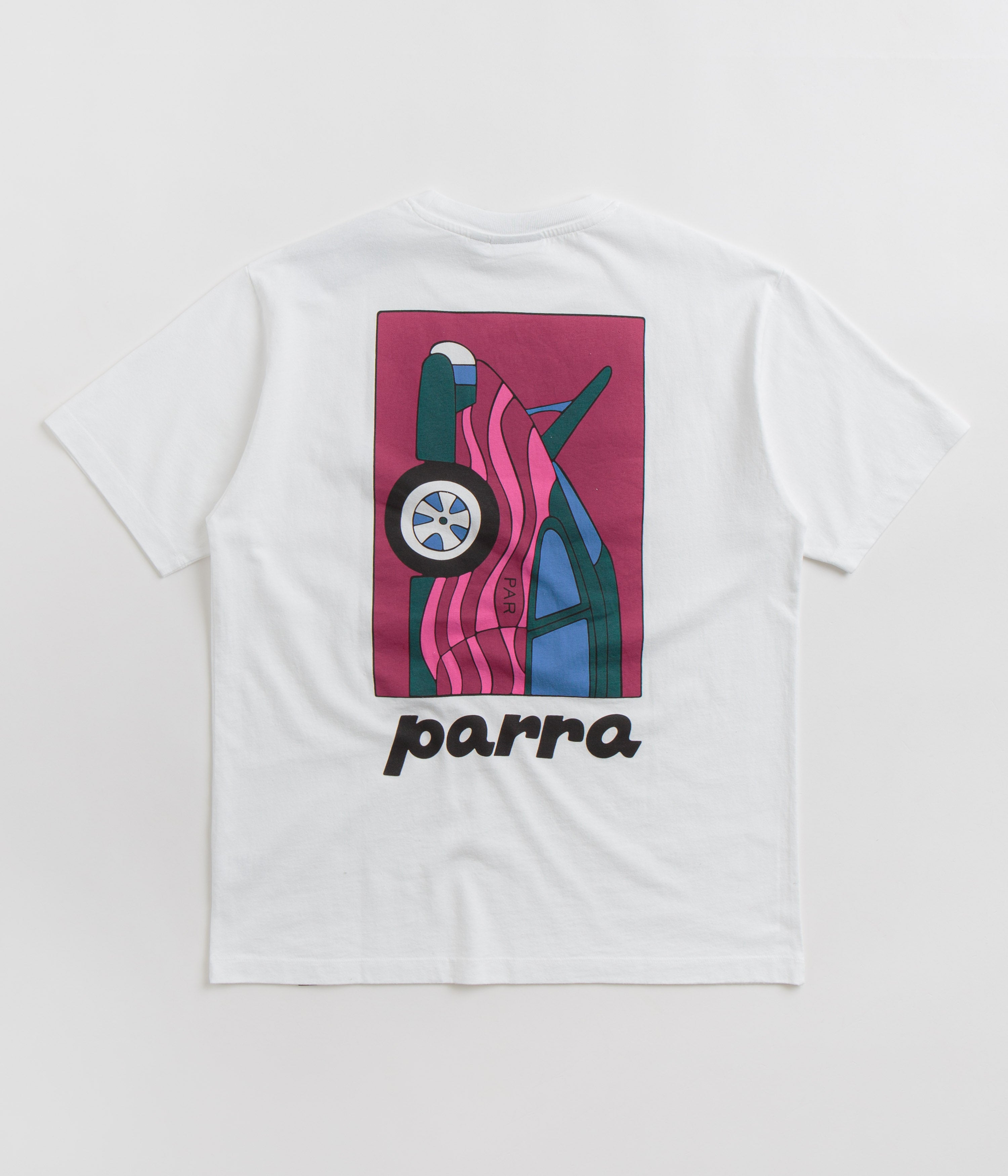 Parra No Parking Graphic T-Shirt for Men & Women - White Cotton Tee - Streetwear Fashion for Urban Style & Casual Outfits