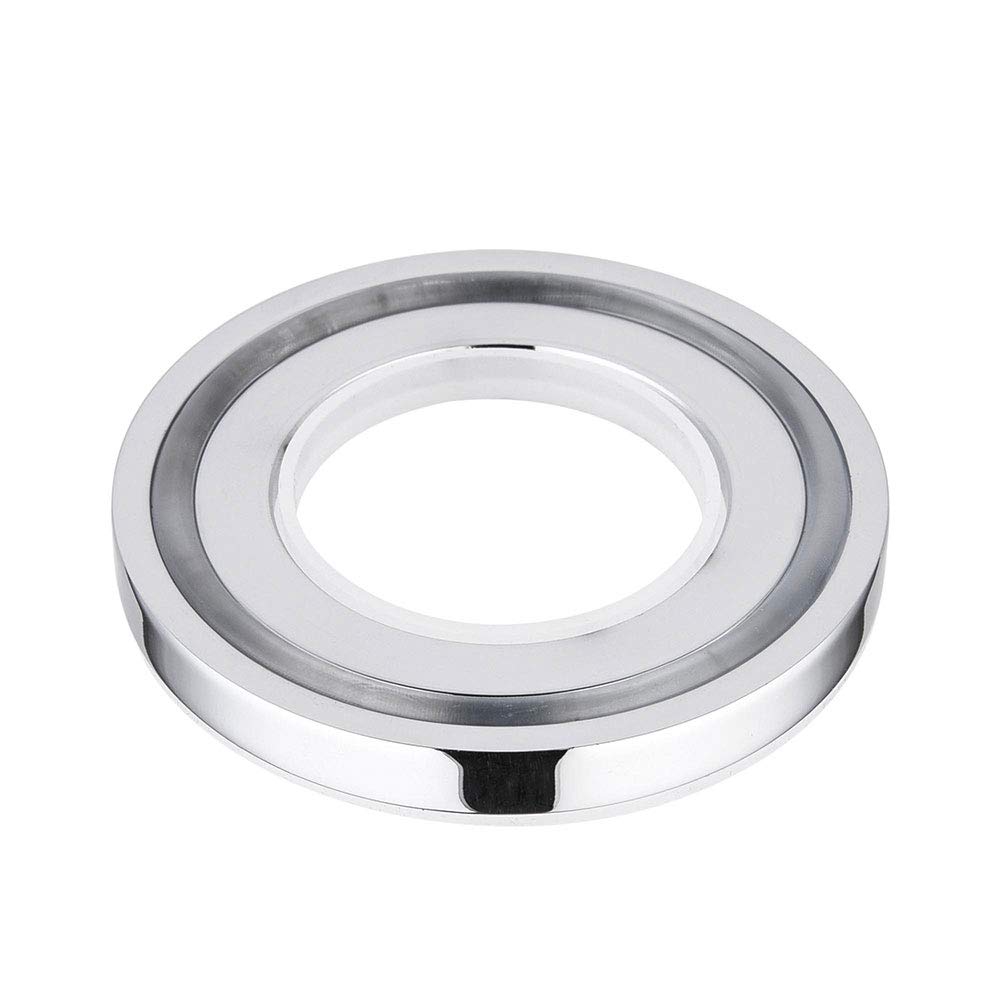Aquaterior Nickel Plated Bathroom Sink Mounting Ring - 2 Pack for Glass Vessel Sink Drain Support, Countertop Installation - Perfect for Modern Home & Commercial Bathroom Renovations