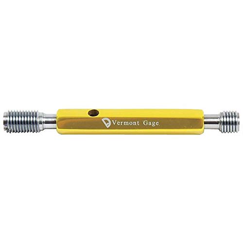 Precision M10.0-1.25 6H Go/No Go Plug Gauge Assembly - Thread Measurement Tool for Quality Control in Automotive, Aerospace & Manufacturing Industries