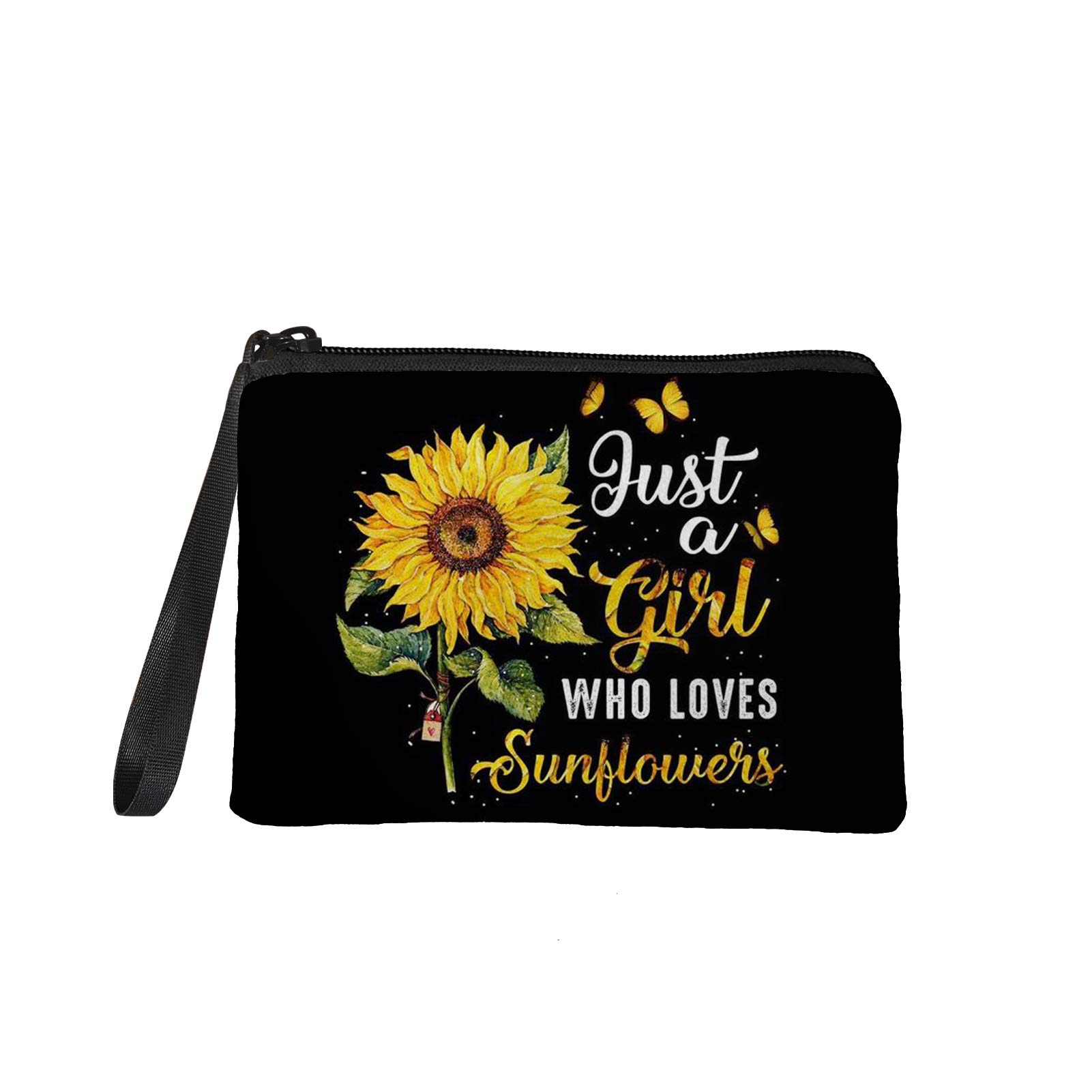 WELLYHOM Soft Polyester Makeup Bag Organizer - Small Travel Cosmetic Pouch & Coin Purse for Women & Kids - Perfect for Daily Use, Travel, and Gift Giving