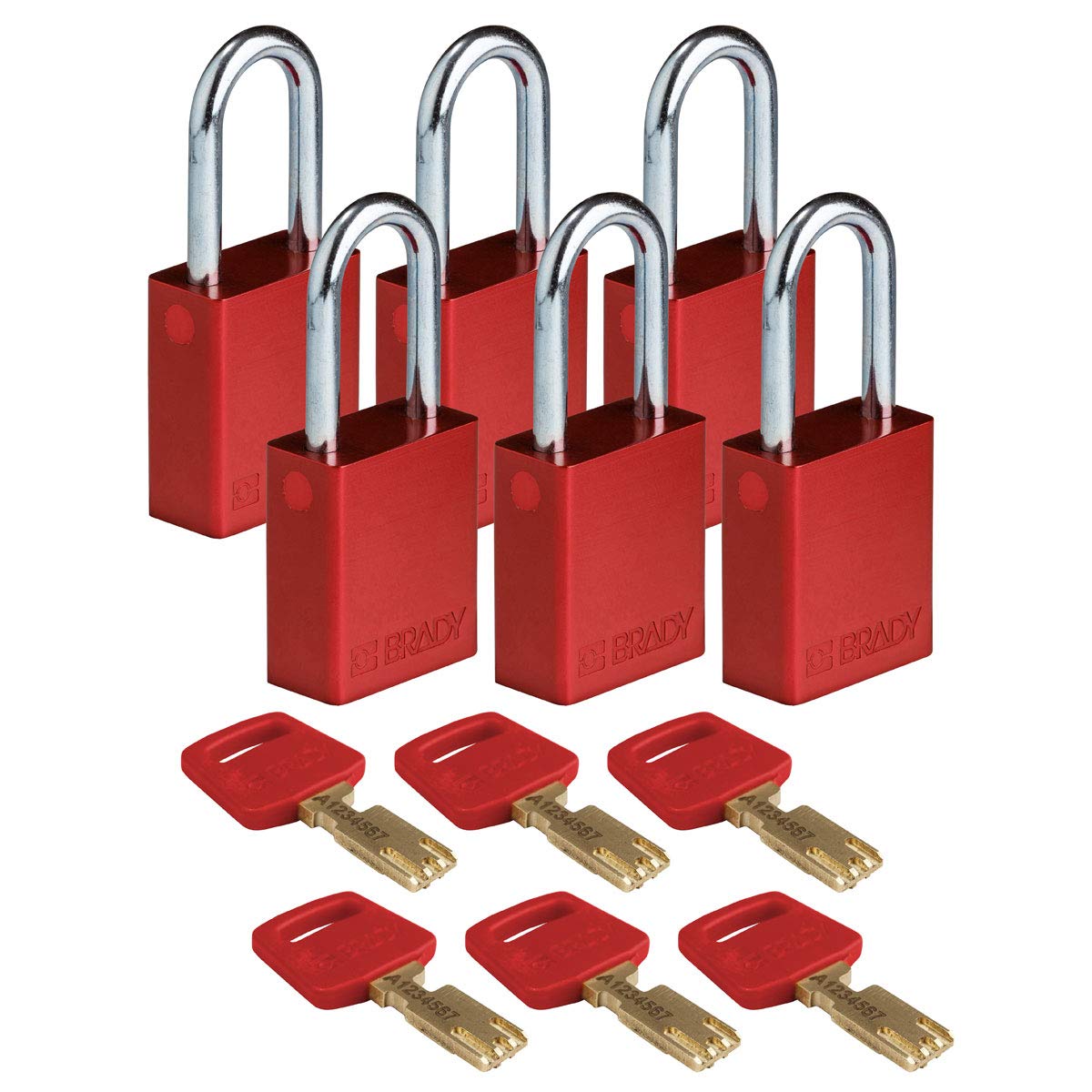 Brady SafeKey Lockout Padlock - 1.5