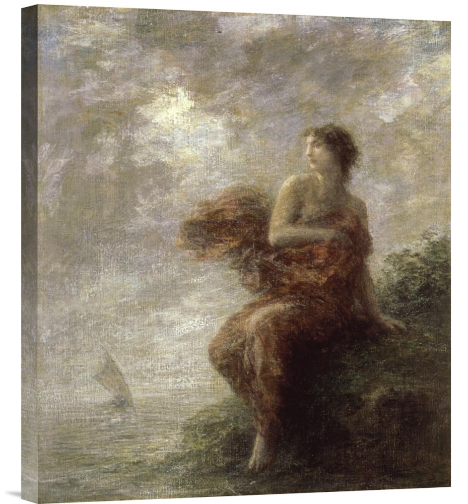 Henri Fantin-Latour Ariadne Gallery Wrap Canvas Art Print - High Quality Giclee Wall Decor for Living Room, Bedroom & Office