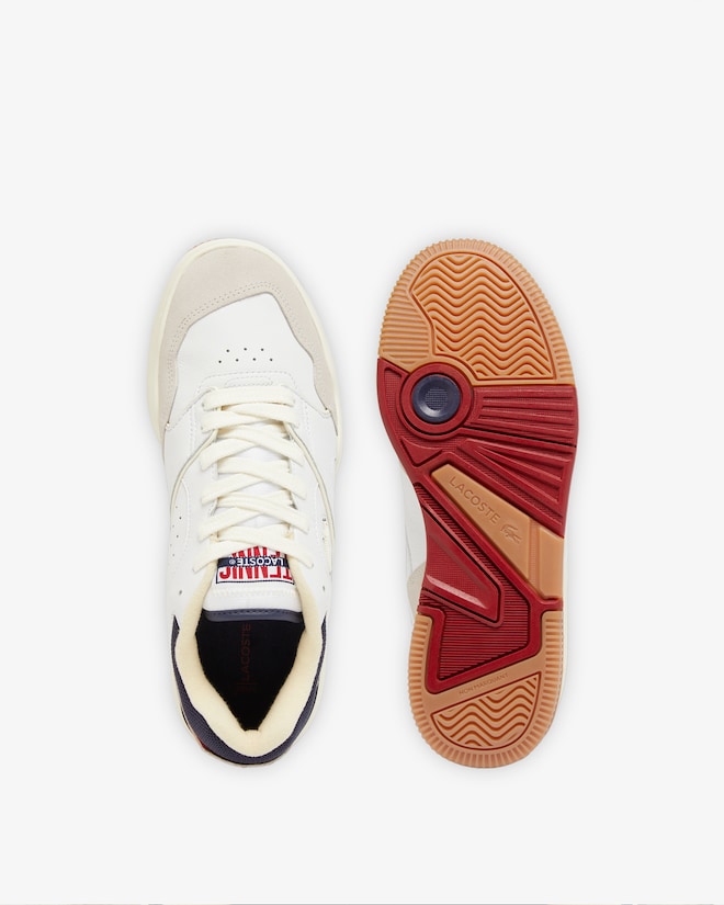Lineshot Leather Sneakers for Men & Women - Comfortable Casual Walking Shoes - Perfect for Daily Wear, Office & Travel