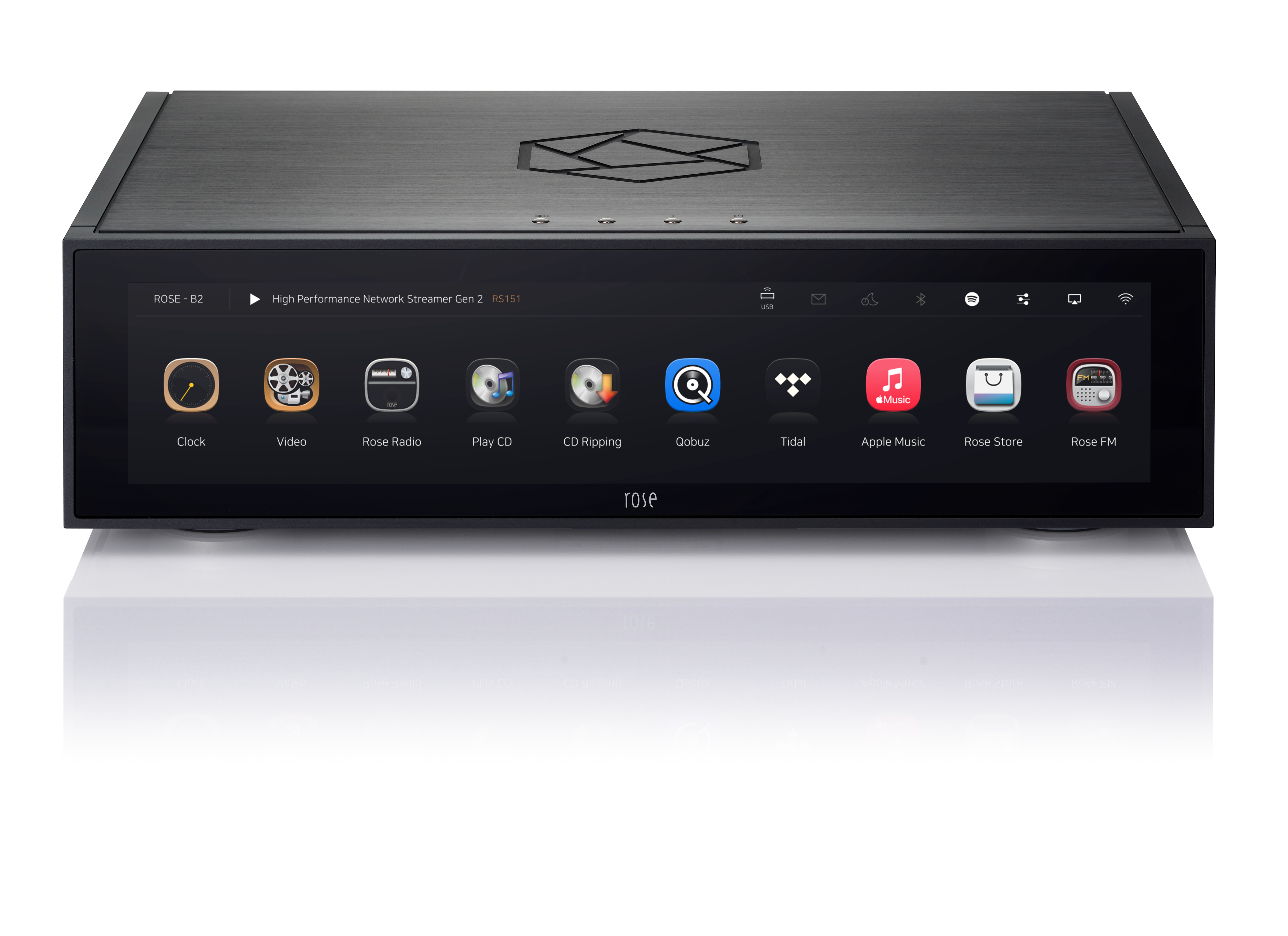 HiFi Rose RS151 High Performance Network Streamer - Premium Audio Streaming Device for Home Theater & Music Enthusiasts | Perfect for Audiophiles & Hi-Fi Systems