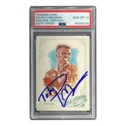 Dolph Lundgren Autographed Ivan Drago 2015 Topps Allen & Ginter PSA/DNA Gem Mint 10 Trading Card - Perfect for Movie Memorabilia Collectors & Rocky Fans Display