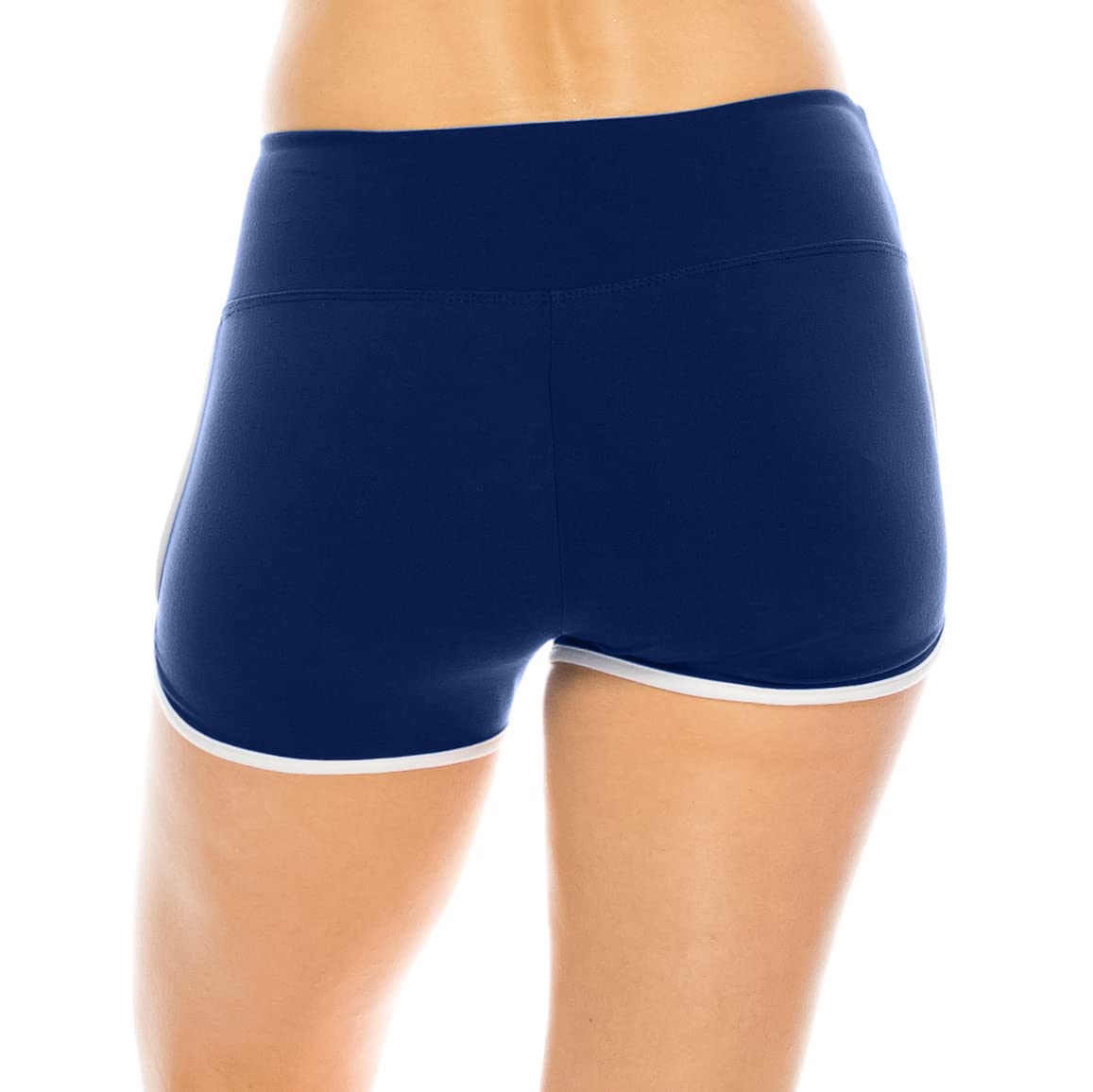 ALWAYS Women's High Waisted Booty Shorts - Super Soft Dolphin Hem Workout Shorts for Yoga, Running & Gym