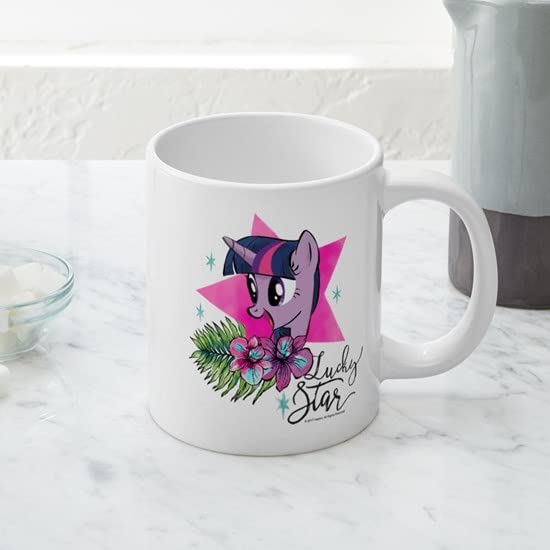 MLP Lucky Star 20 oz Ceramic Coffee Mug - Large Insulated Tea Cup for Home, Office & Gifts - My Little Pony Themed Drinkware