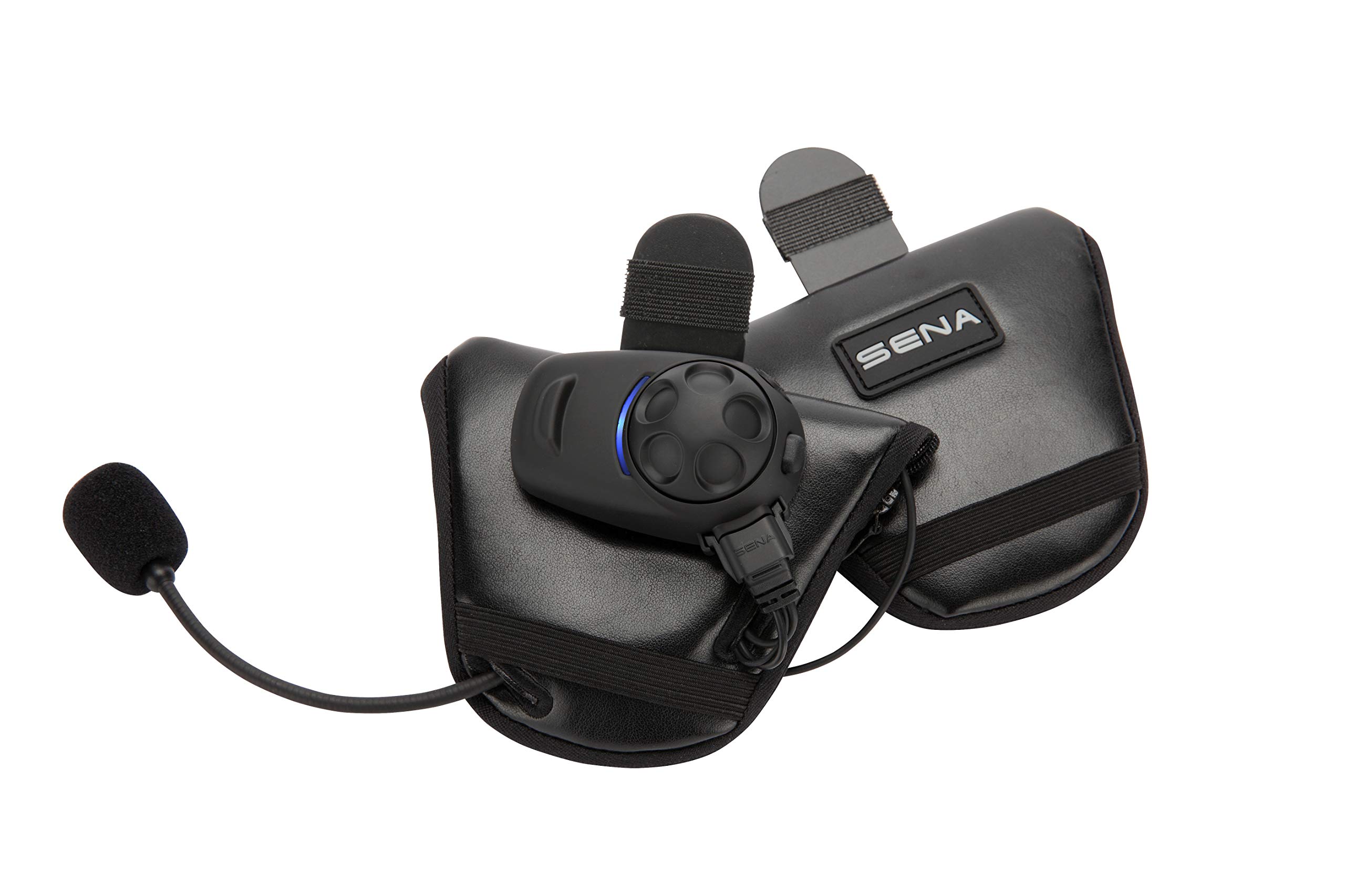 Sena SPH10HD-FM-01 Half-Face Motorcycle Bluetooth Headset & Intercom System with Built-in FM Radio - Dual Pack for Group Riding & Communication on the Road