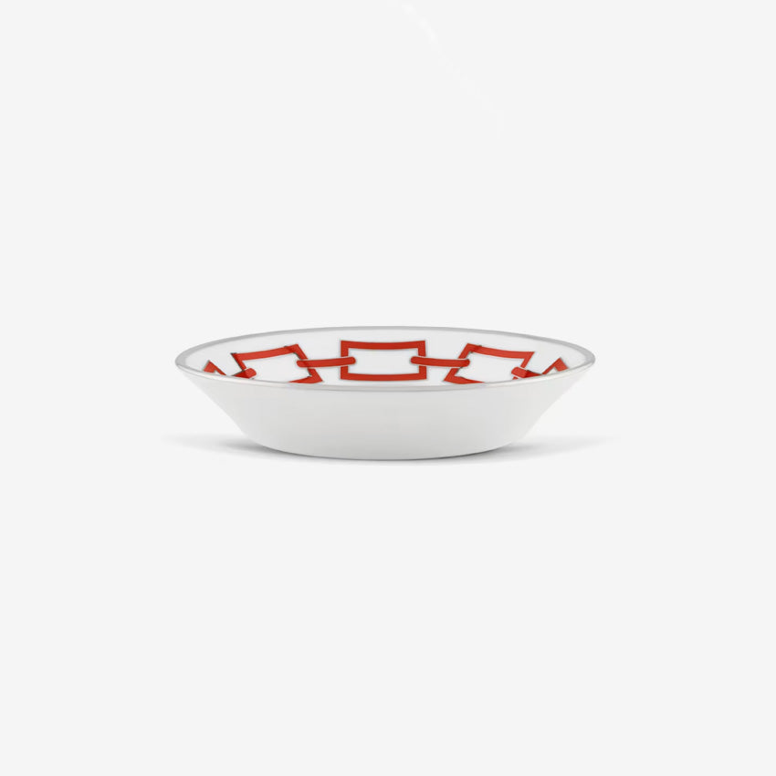 Ginori 1735 Elegant Catene Tea Saucer - 13.5cm Porcelain Dessert Plate for Afternoon Tea, Coffee, and Cake Serving - Perfect for Tea Parties, Bridal Showers, and Luxury Dining