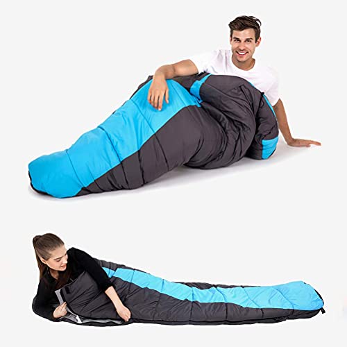 3 Season Lightweight Camping Sleeping Bag for Adults & Kids - Portable Hollow Cotton Sleeping Bag for Backpacking, Hiking, Travel, and Outdoor Festivals - Perfect for Camping Trips and Sleepovers