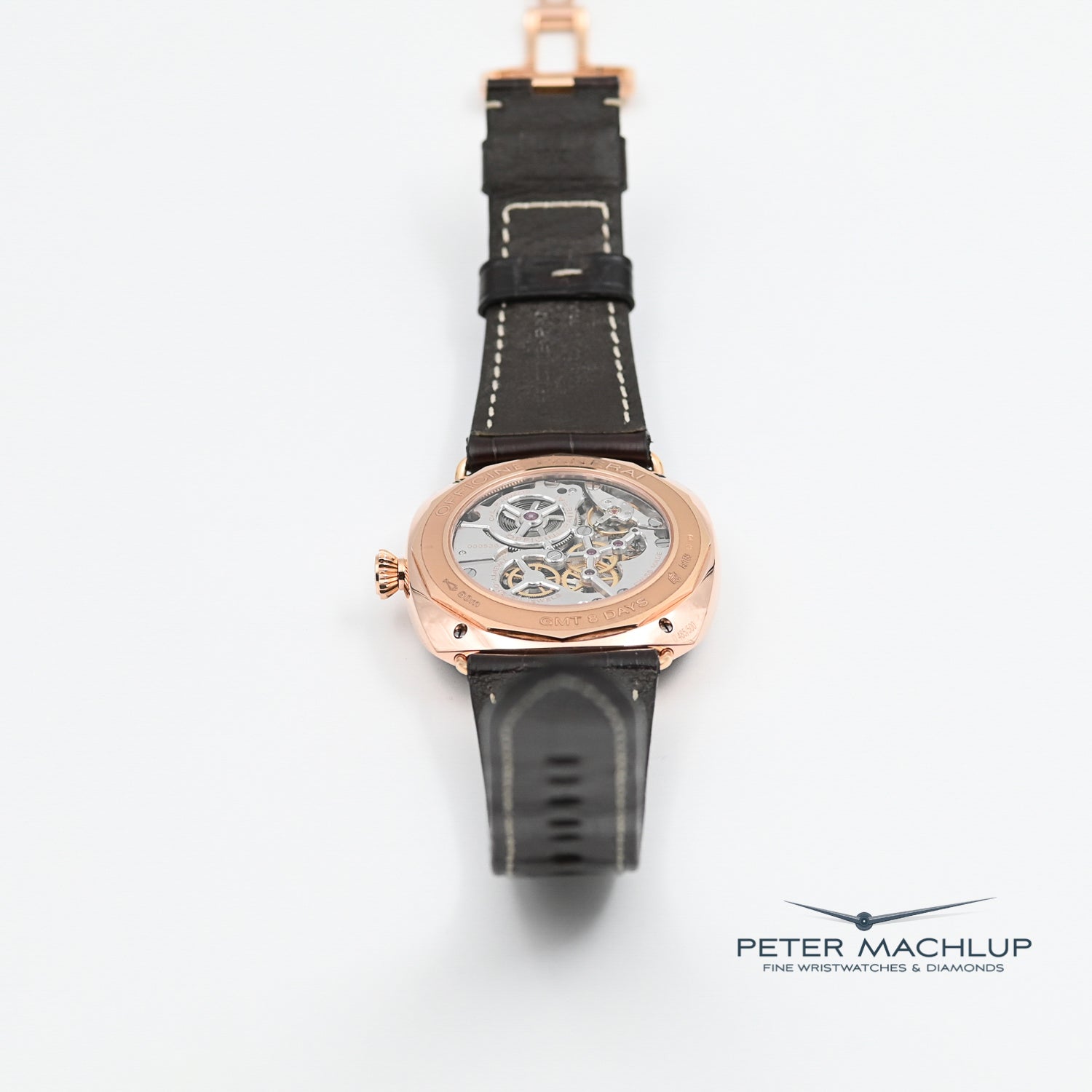 Panerai Radiomir 45 GMT Automatic Men's Watch - Luxury Stainless Steel Dive Watch with Date Function - Perfect for Business, Travel & Water Sports