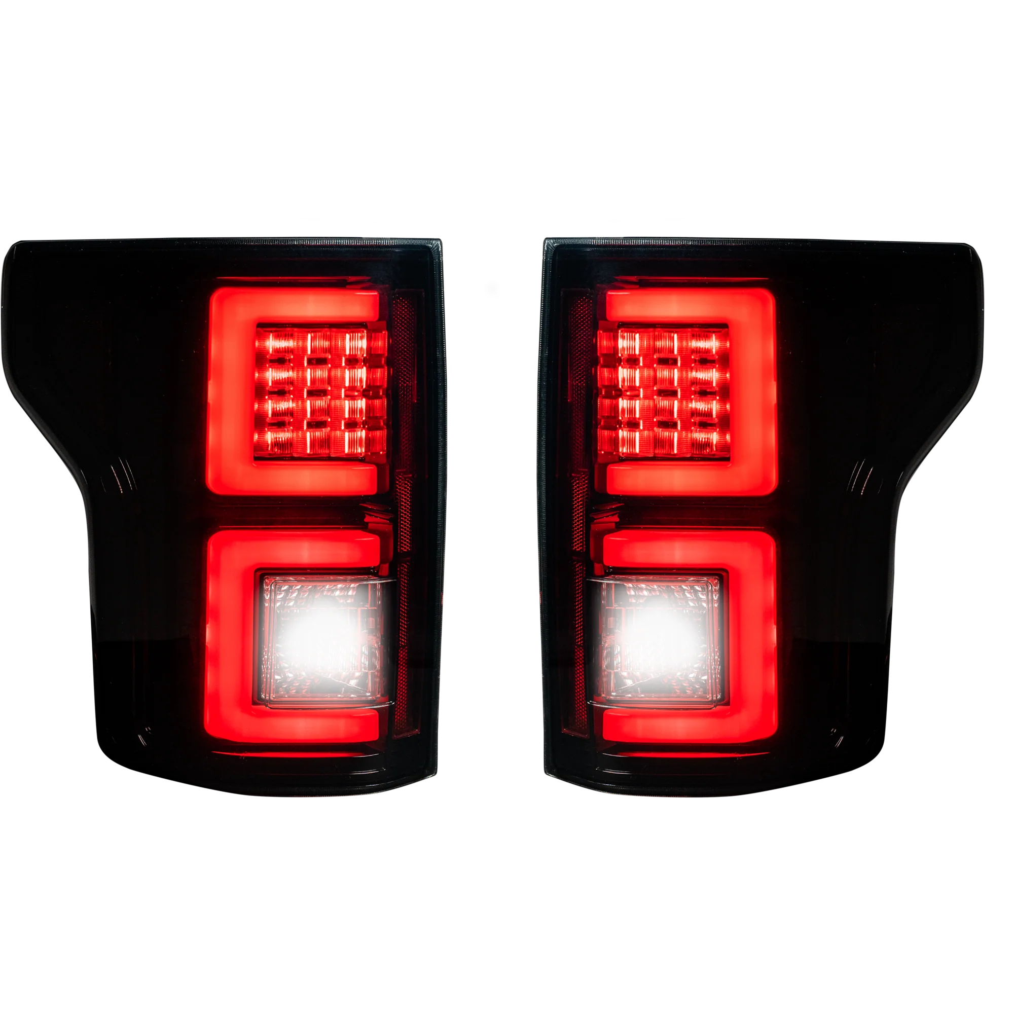 Ford F150 2018-2020 Smoked OLED Tail Lights - High-Performance LED Brake Lights for Pickup Trucks | Perfect for Night Driving & Custom Truck Upgrades