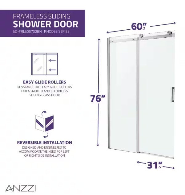 Anzzi SD FRLS05702BN 60