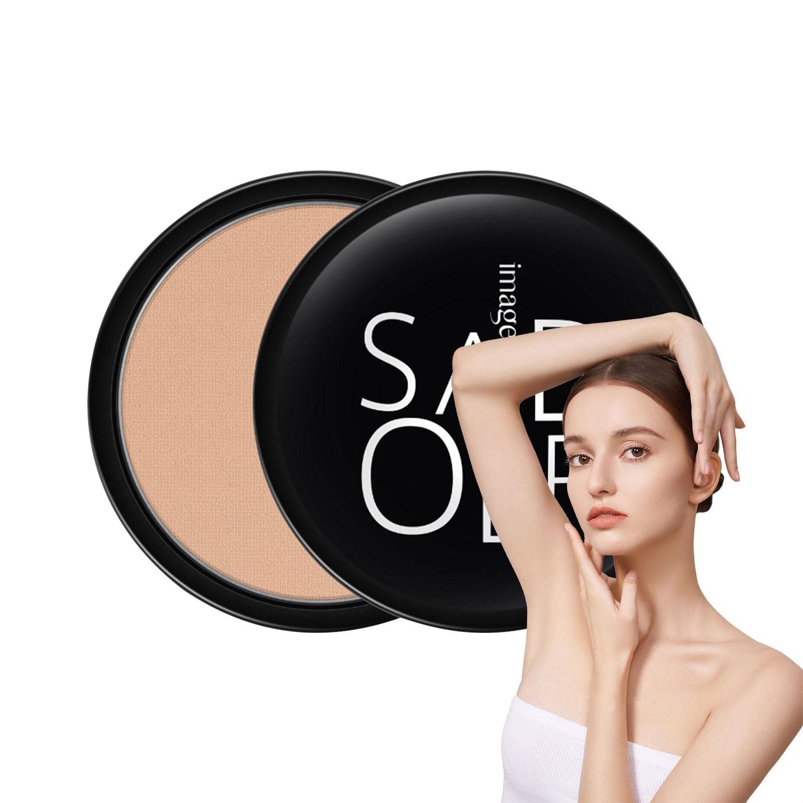 Pressed Powder Compact for Oily Skin | Velvet Matte Mineral Setting Powder - Smooth Complexion Foundation Makeup | Oil Control & Shine-Free Finish for All-Day Wear | Perfect for Daily Makeup & Touch-Ups