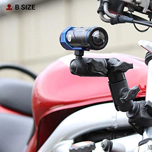 RAM Mounts Composite Double Socket Swivel & Ratchet Arm RAP-B-200-2U - Compatible with RAM B Size 1