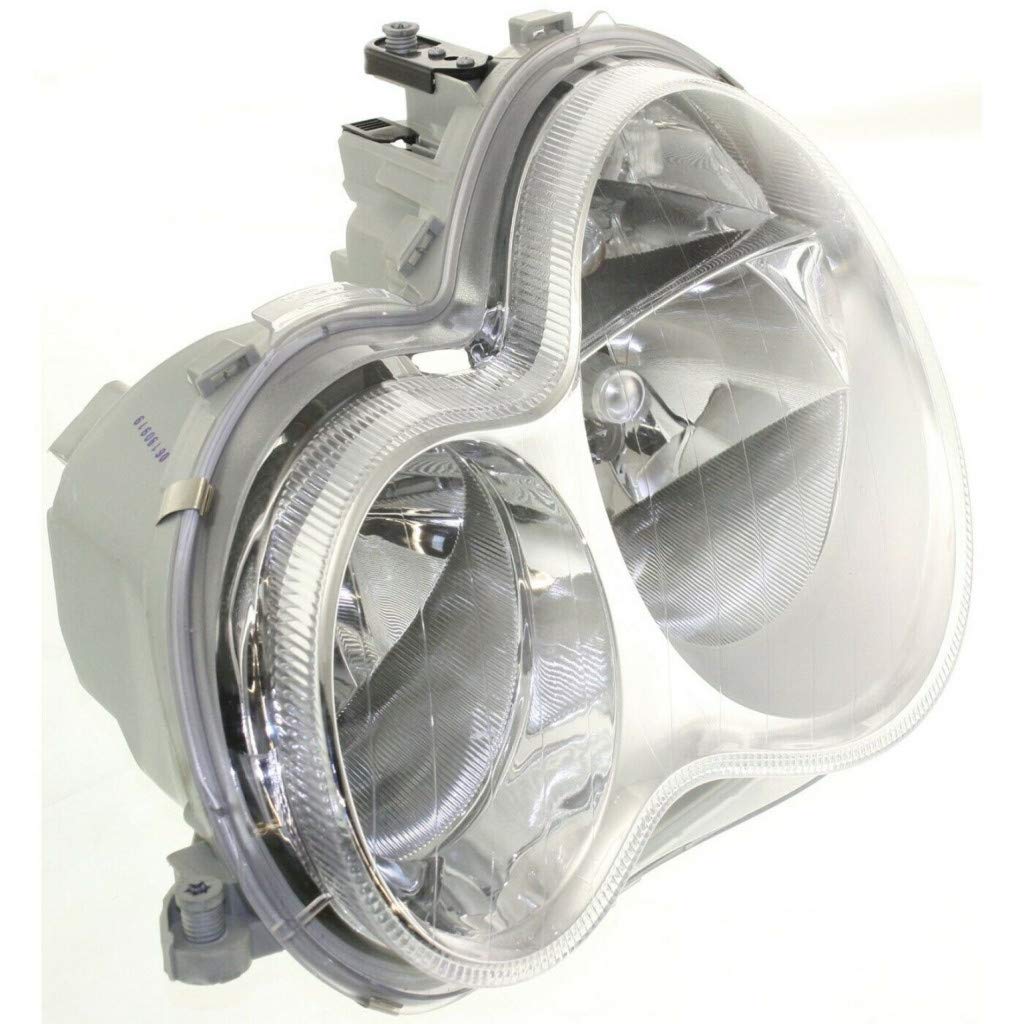 Mercedes-Benz C32 C230 C240 C280 C320 C350 2005-2007 & Wagon 2005 Driver Side Headlight Assembly - OEM MB2502148 2038201559 - Perfect for Replacement & Night Driving Safety