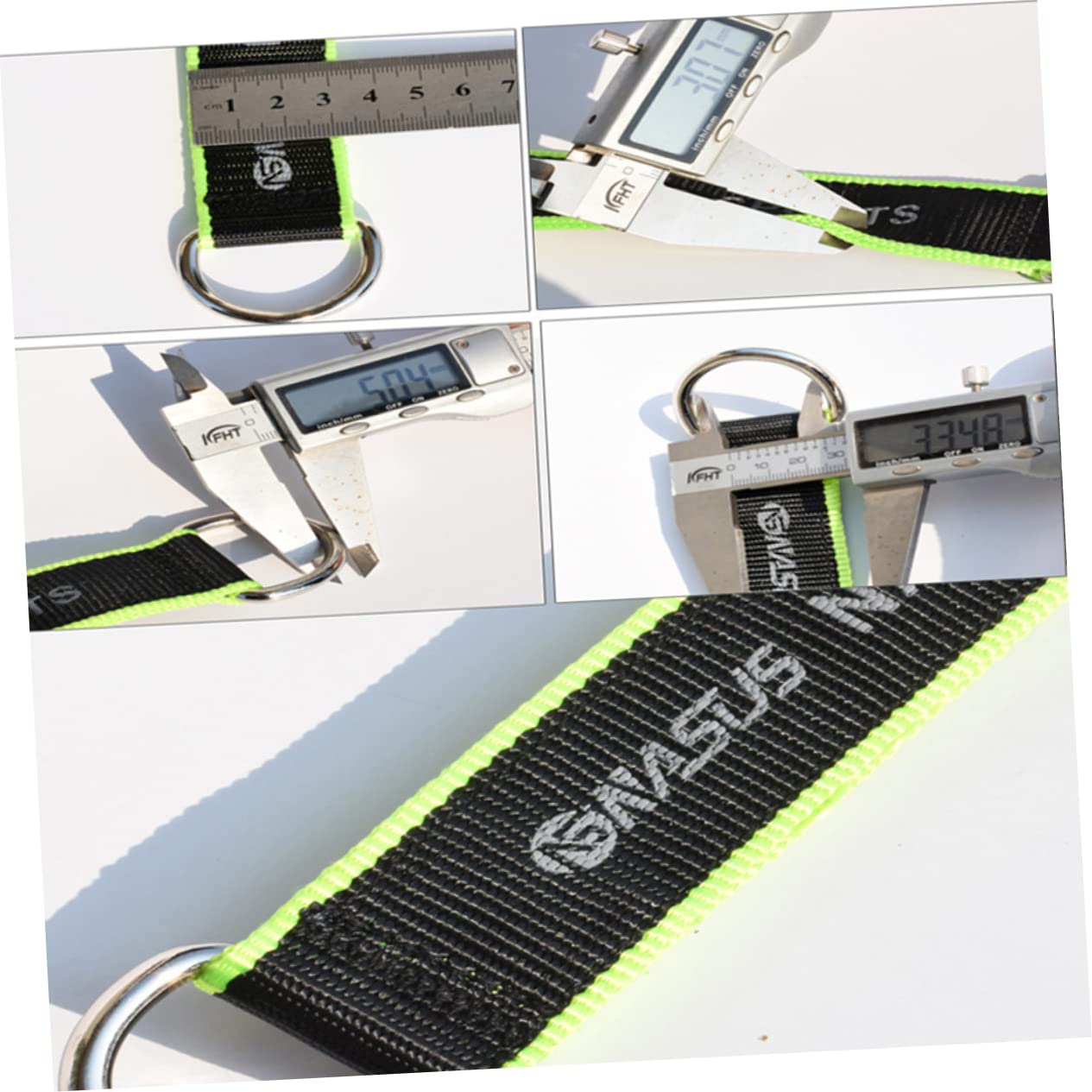 BESPORTBLE 2-Piece Home Gym Equipment Set - Adjustable Lifting Straps, Pull Up Assist Bands & Multifunctional Fitness Rings for Strength Training, Workout & CrossFit - Perfect for Home Exercise & Gym Accessories