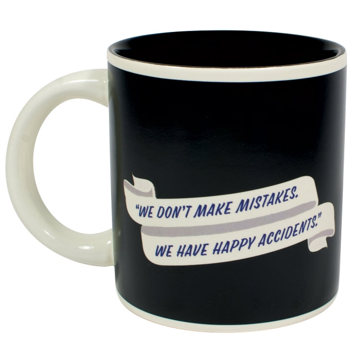 Bob Ross Heat Changing Coffee Mug - Color Changing Ceramic Mug with Famous Painting - Perfect for Coffee, Tea & Hot Drinks at Home or Office