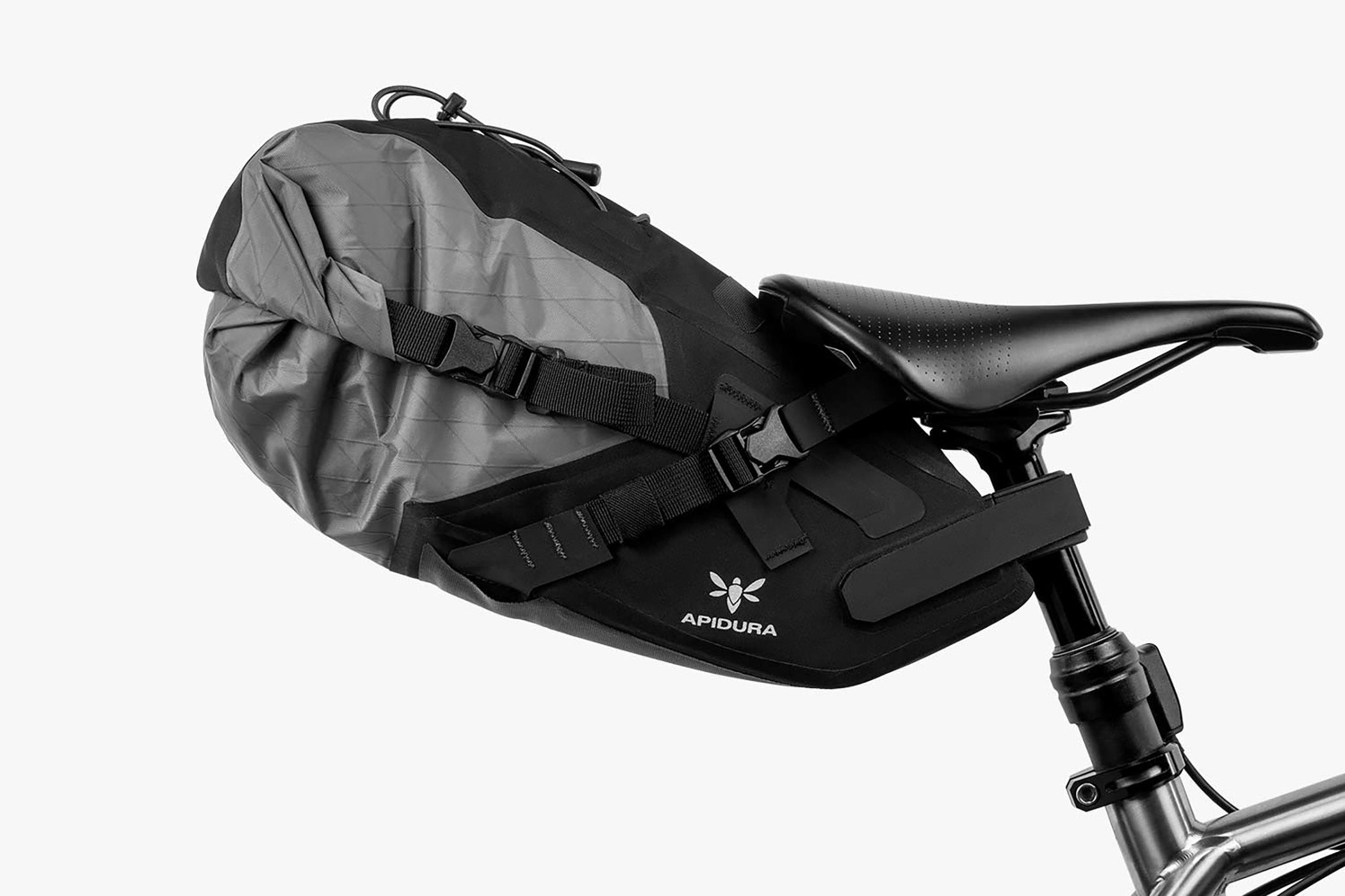 Apidura Backcountry Saddle Pack - Waterproof Bicycle Seat Bag for Mountain & Road Bikes - Perfect for Long-Distance Cycling, Commuting & Adventure Rides