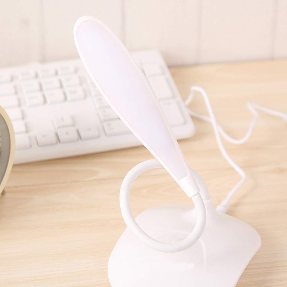 5 Pack LED Desk Lamp - USB & Battery Powered Flexible Gooseneck Table Light for Eye Protection, Perfect for Dorm, Study, Office & Bedroom - Ideal for Reading, Working & Night Use