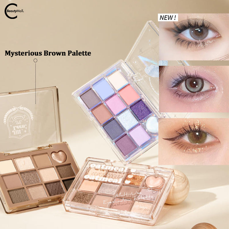 JILLLEEN 12 Color Butterfly Eyeshadow Palette - Highly Pigmented, Long Lasting Makeup for Day & Night Looks - Perfect for Parties, Weddings & Everyday Wear