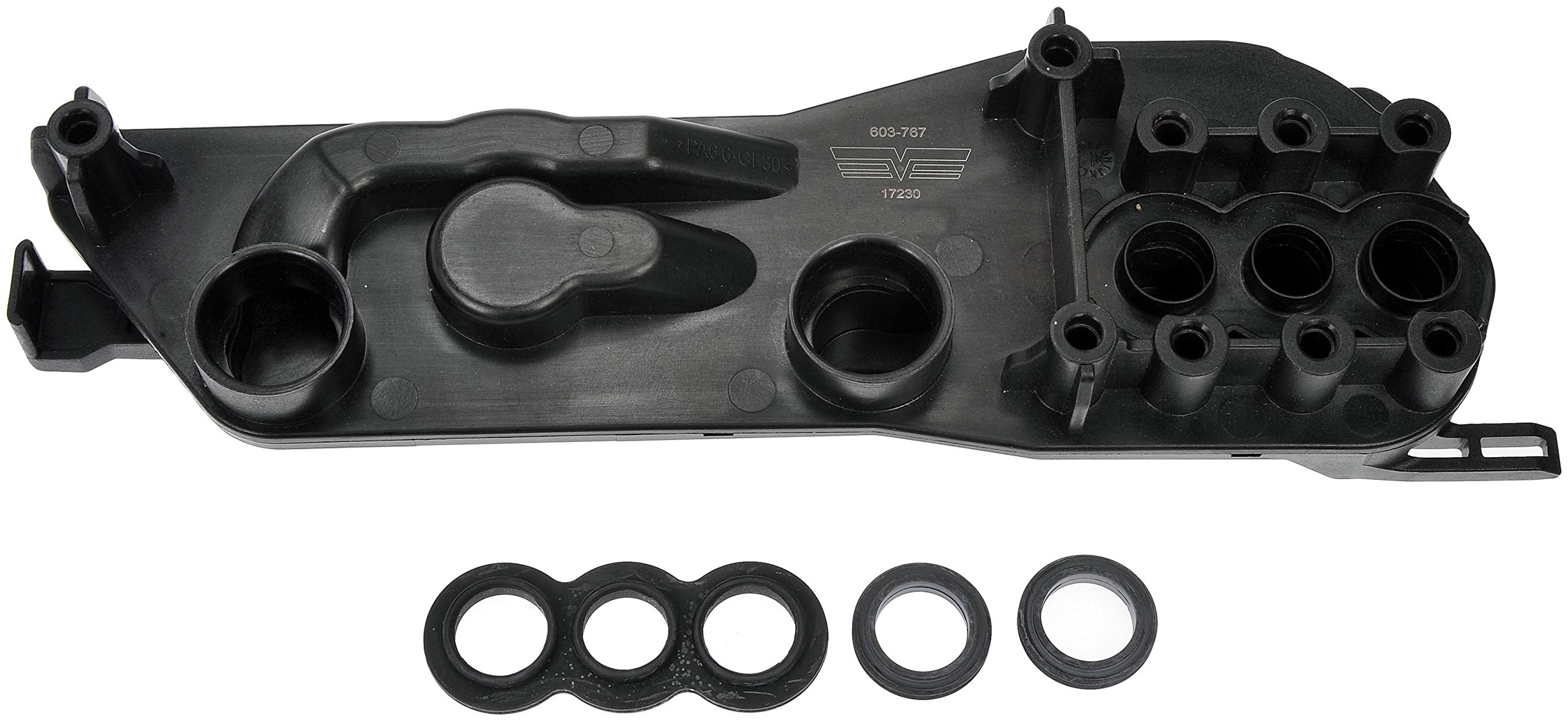 Dorman 603-767 Automatic Transmission Oil Cooler Thermostat Bracket - Compatible with BMW 3 Series, 5 Series, X3, X5 - Replacement Part for Smooth Gear Shifting & Engine Protection