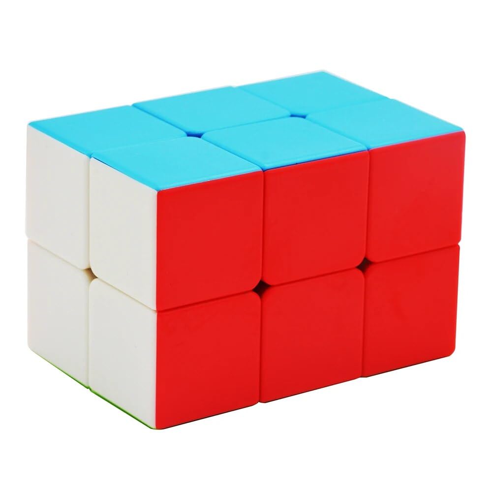 HAWKISTER Qiyi 2x2x3 Speed Cube - Stickerless Cuboid Tower Puzzle Magic Cube for Kids & Adults | Brain Teaser, Stress Relief & STEM Learning Toy