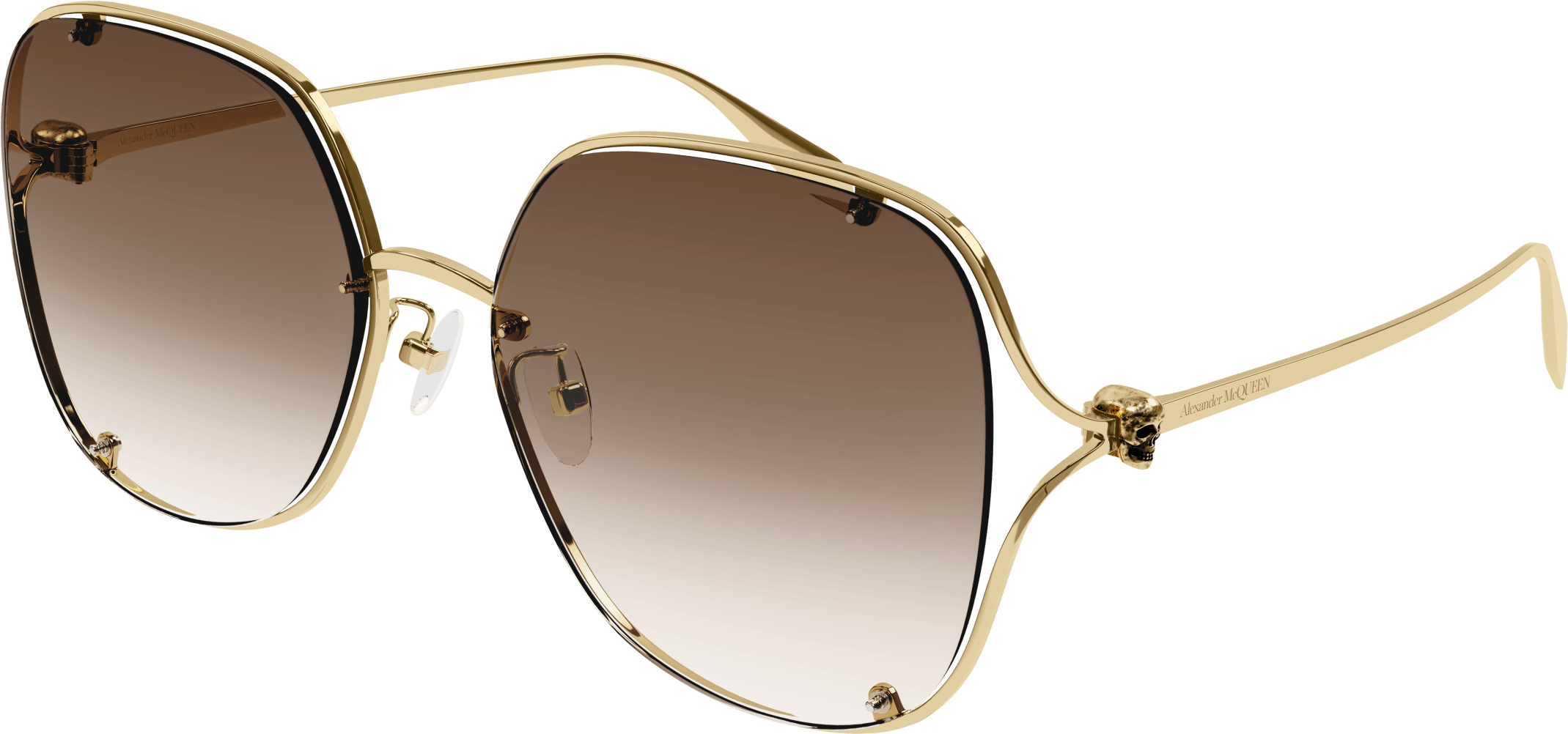 Alexander McQueen AM0366S Sunglasses - Luxury Designer Shades for Men & Women - UV Protection & Polarized Lenses - Perfect for Driving, Travel & Outdoor Activities