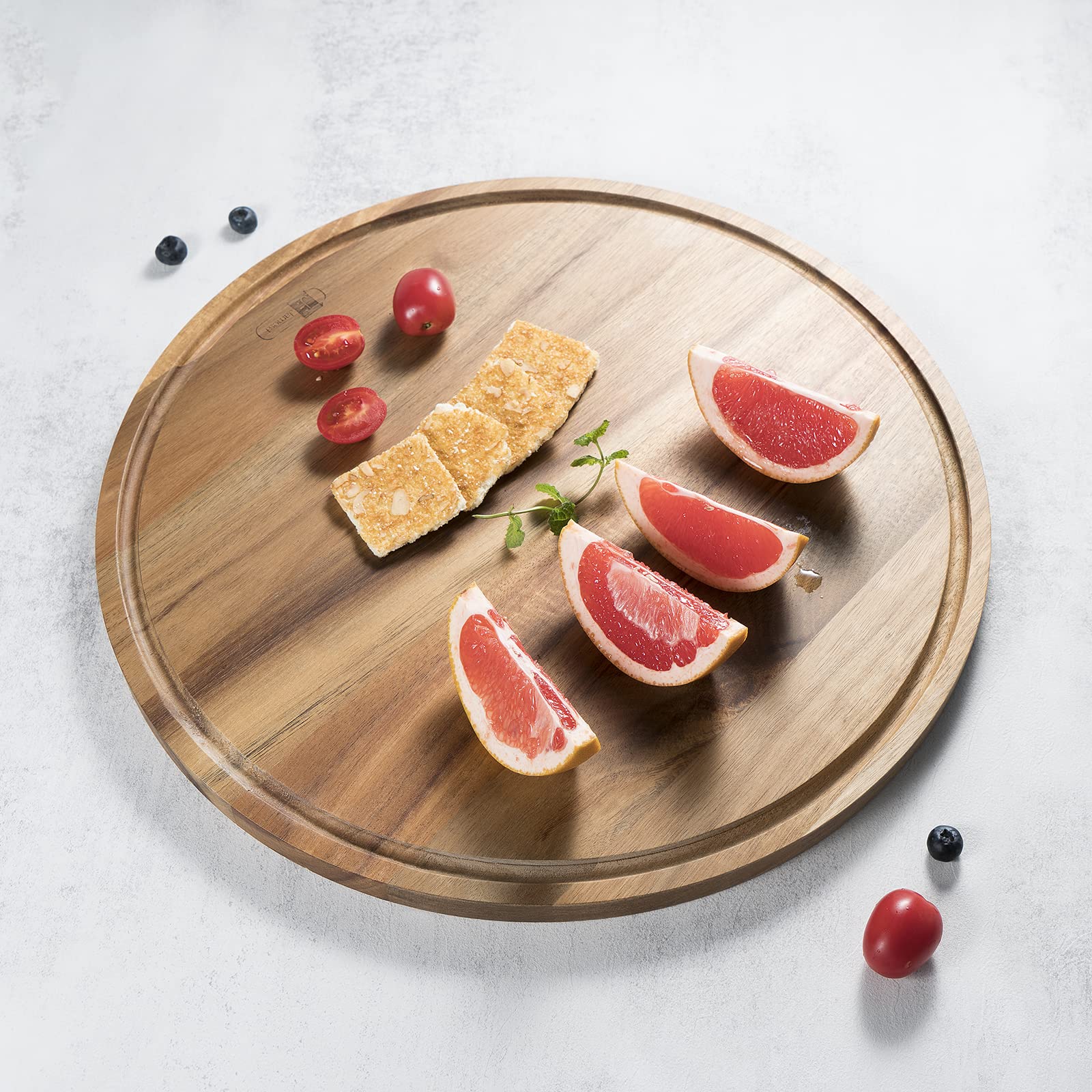 Premium JF JAMES.F Wooden Cutting Board - Durable Kitchen Chopping Board for Home, Restaurant & Commercial Use - Perfect for Meat, Vegetables & Bread Prep