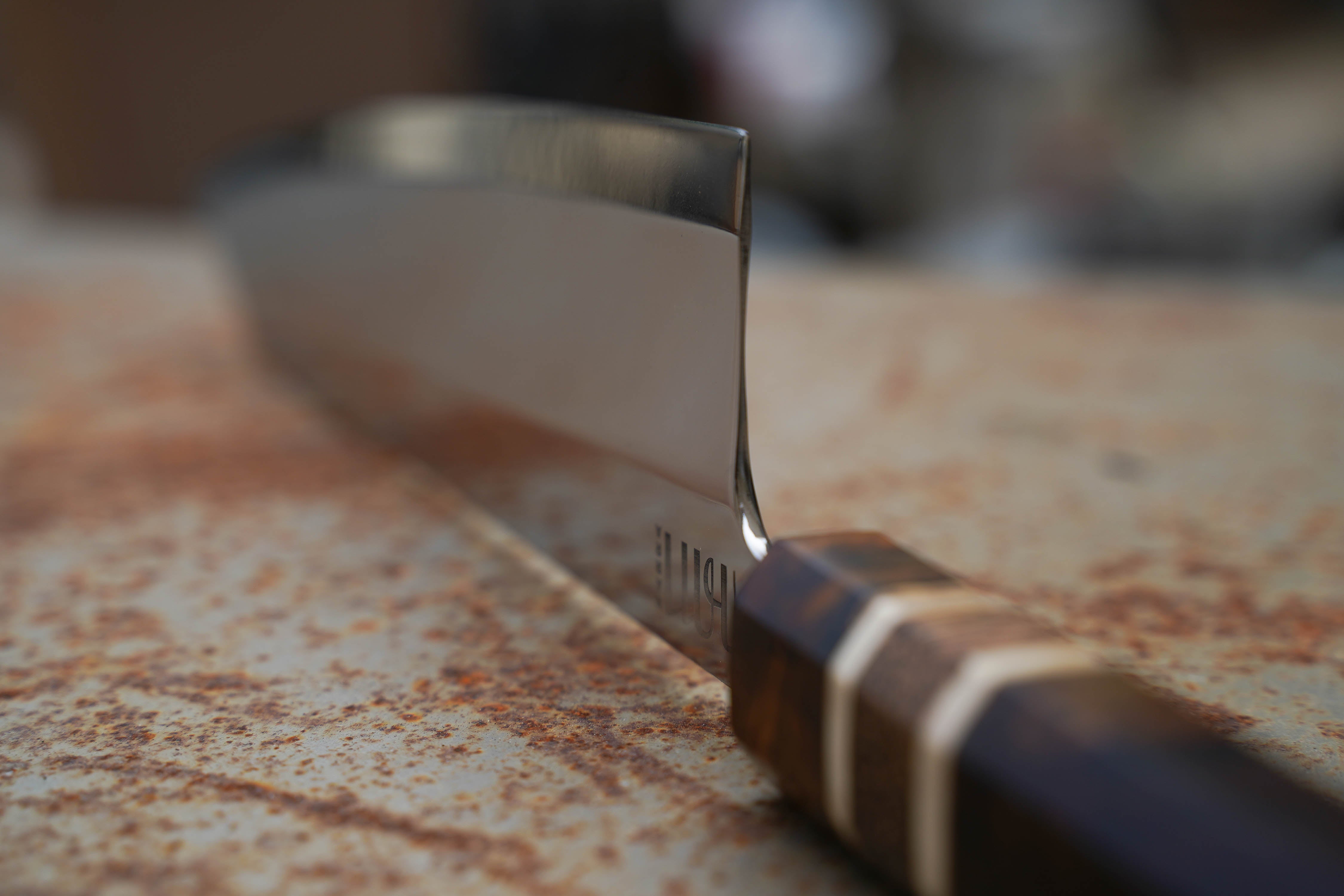 Premium Narra Chef Knife 240mm K-Tip Gyuto with S-Grind - High Carbon Stainless Steel Japanese Kitchen Knife for Professional Chefs & Home Cooking - Perfect for Slicing, Dicing & Meat Preparation