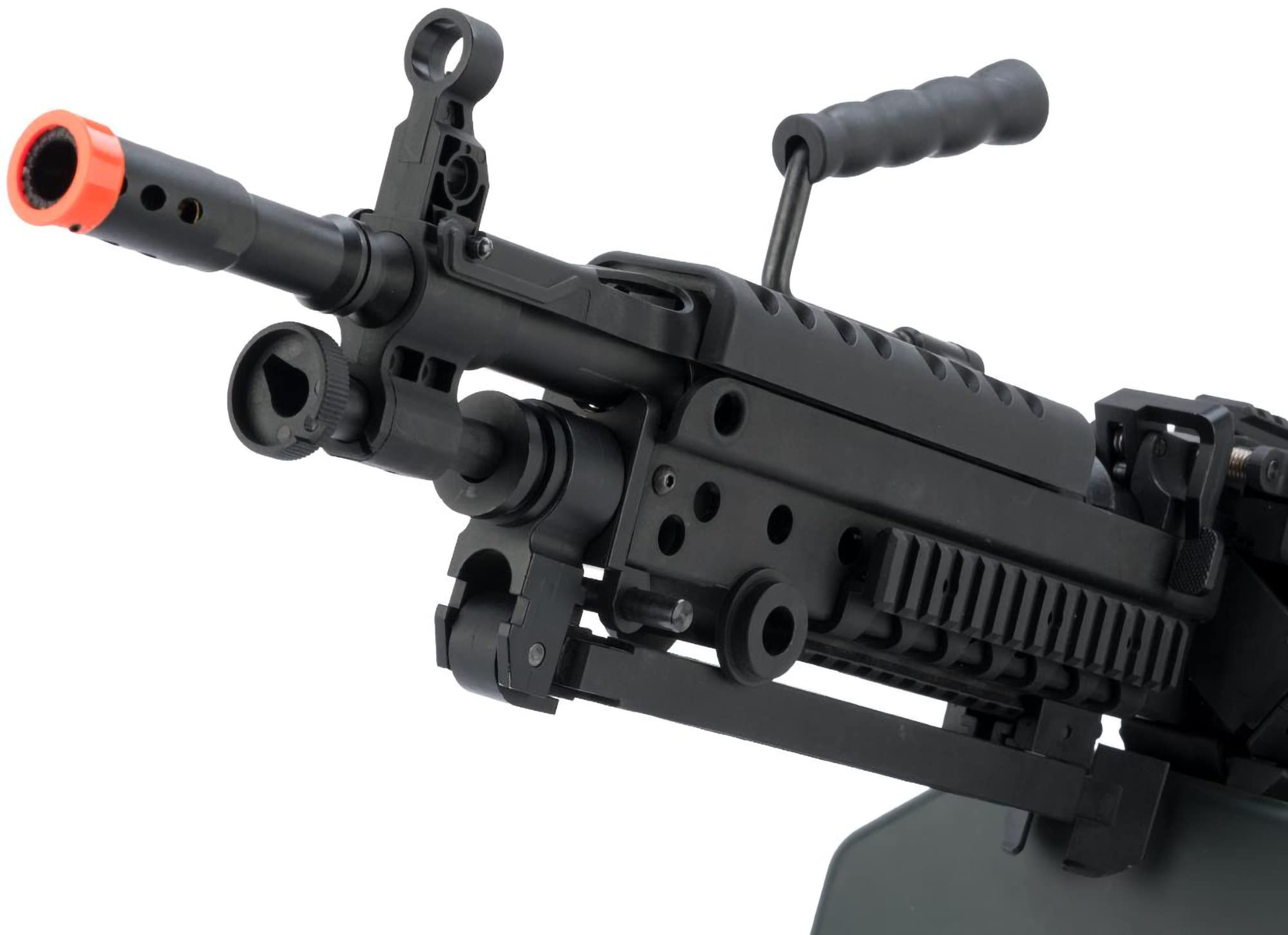 Cybergun FN Licensed Airsoft M.249 400FPS Lightweight AEG Rifle - Perfect for MilSim, Airsoft Battles & Tactical Training (Basic Package)