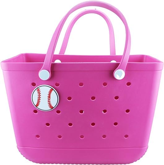 Football Themed Decoration Charms for Bogg Bags, Rubber Beach Tote Accessories, Perfect for Beach Outings and Sports Events