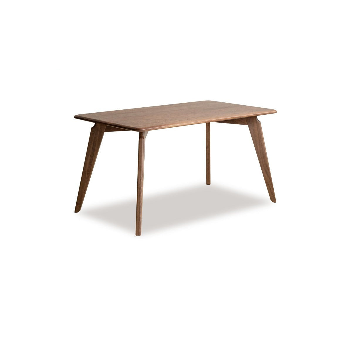 Premium Black Walnut Solid Wood Dining Table - Handcrafted North American Hardwood, Rustic Farmhouse Style for Dining Room & Kitchen Decor